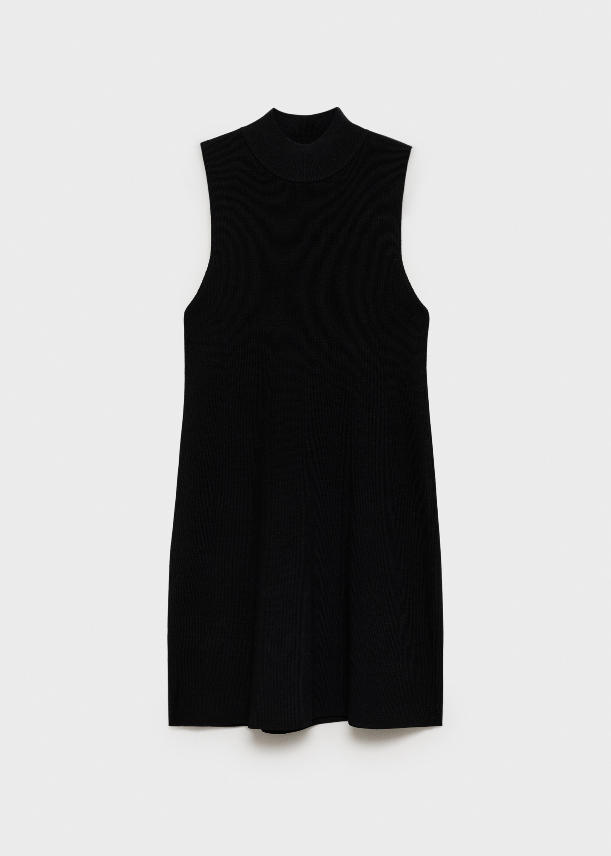 Perkins-neck knitted dress - Article without model
