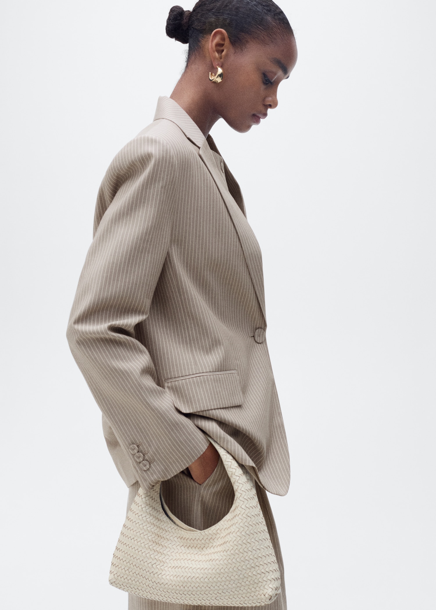 Lyocell suit jacket - Medium plane