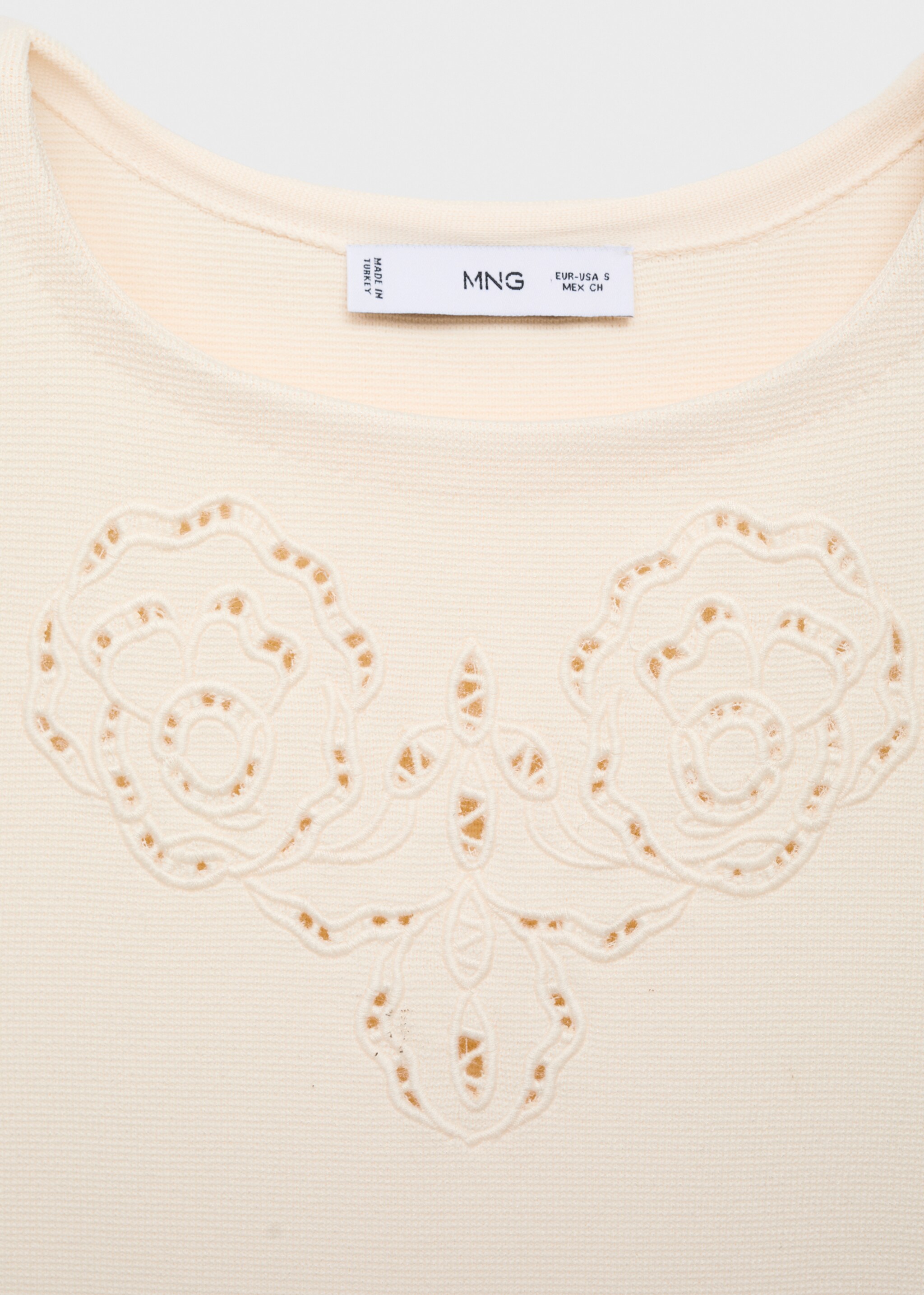 Knitted dress openwork details - Details of the article 8