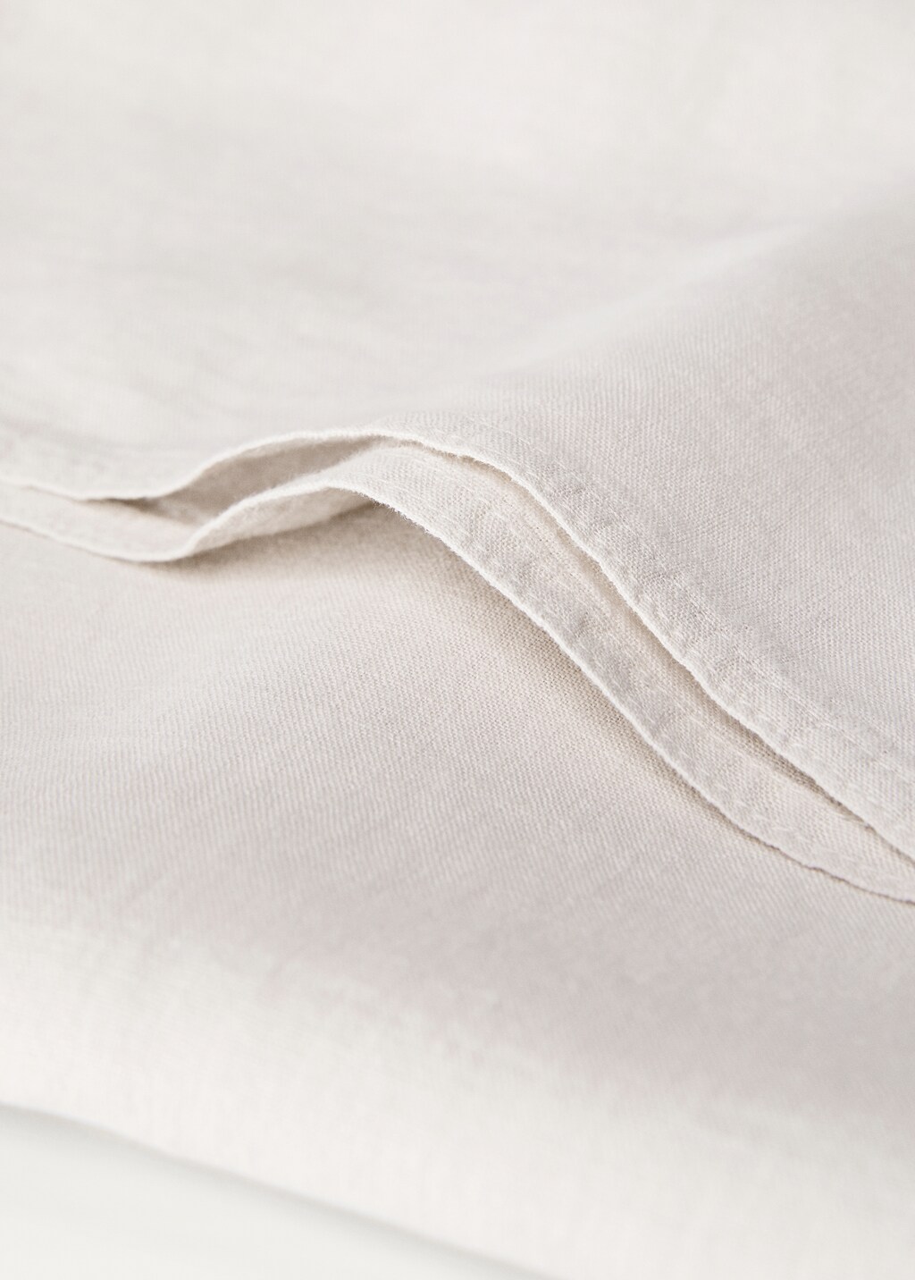 Washed linen pillowcase 45x110 cm