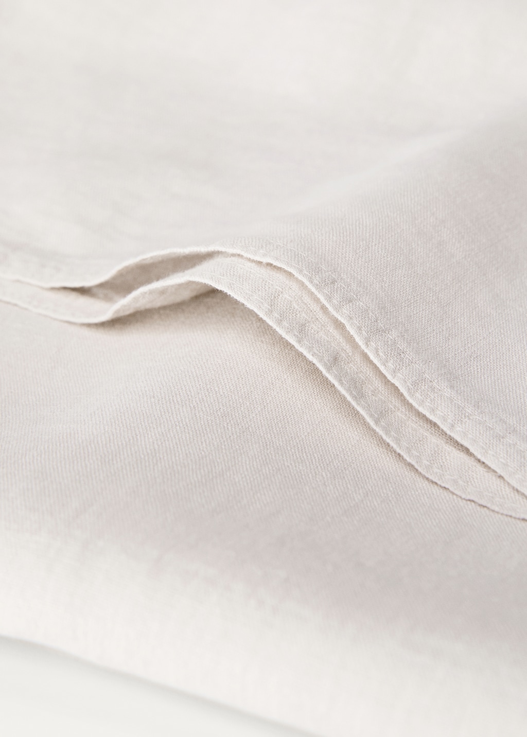 Washed linen pillowcase 45x110 cm