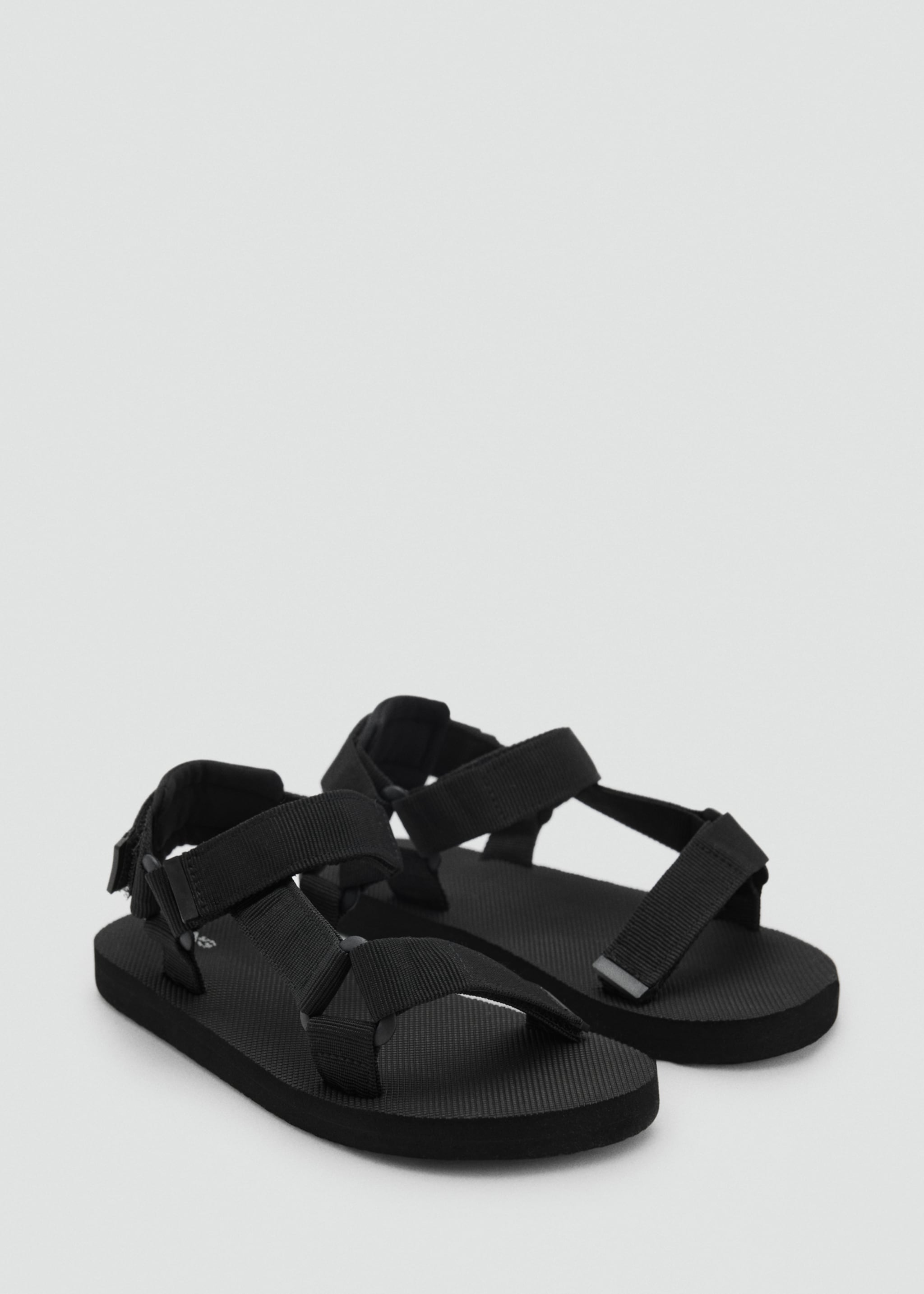 Flip-flops with velcro straps - Medium plane