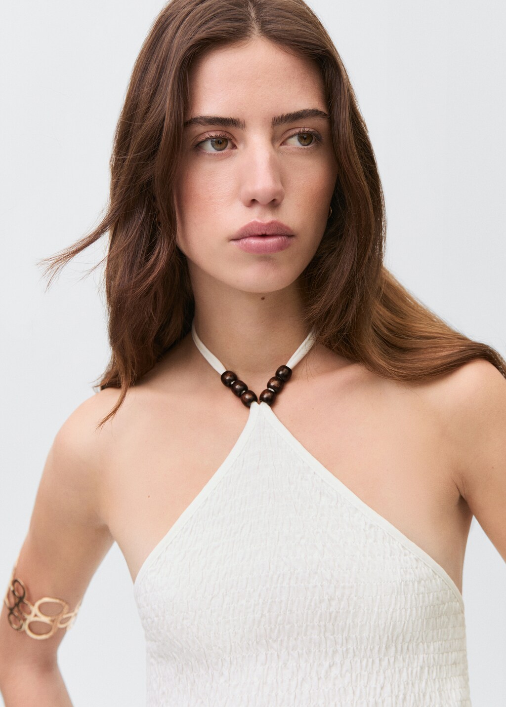 トップス MAYU TEXTURED SURPLICE TOP - Ecru | ZARA United States