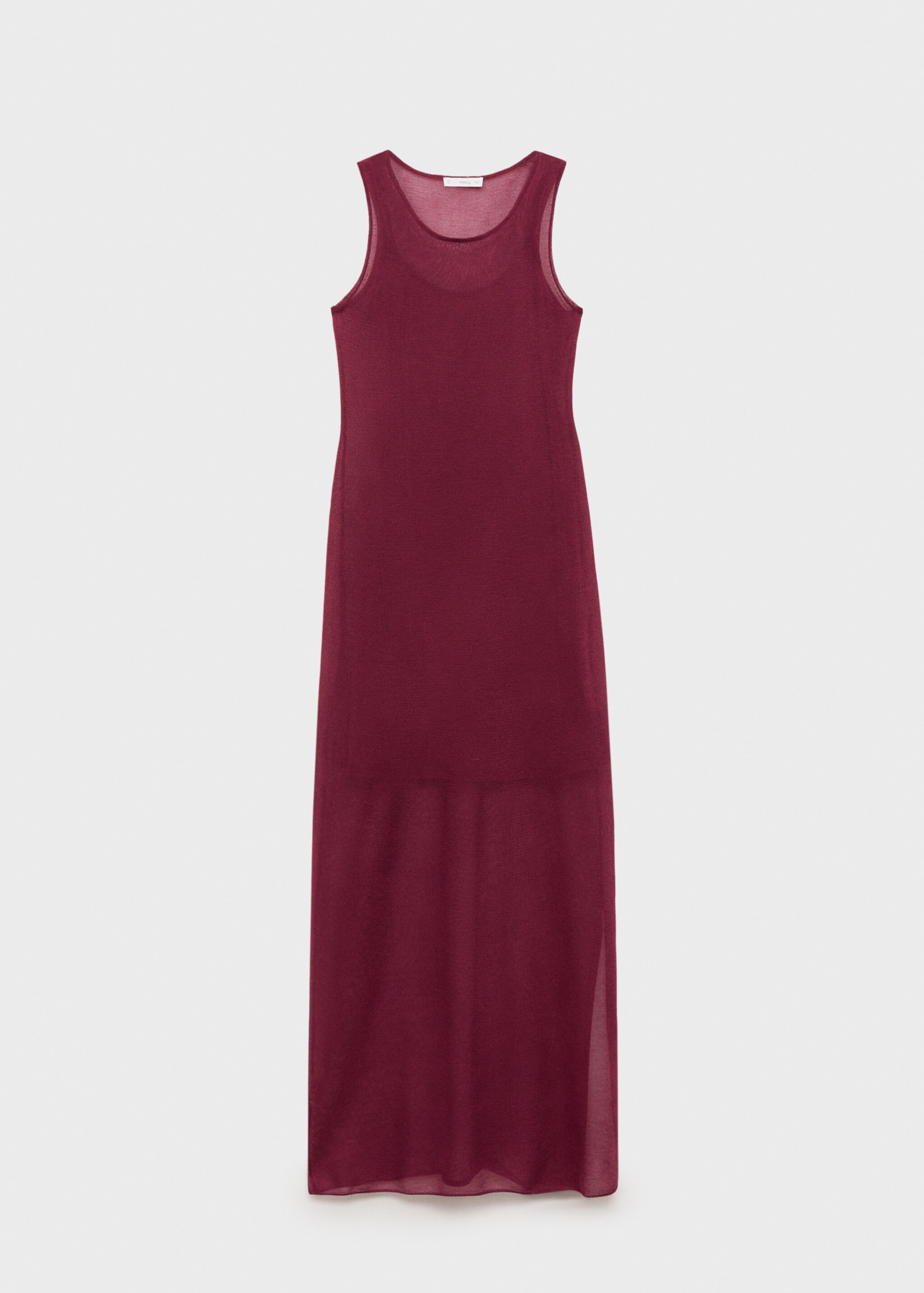 Vestido tejido semitransparente - Artículo sin modelo
