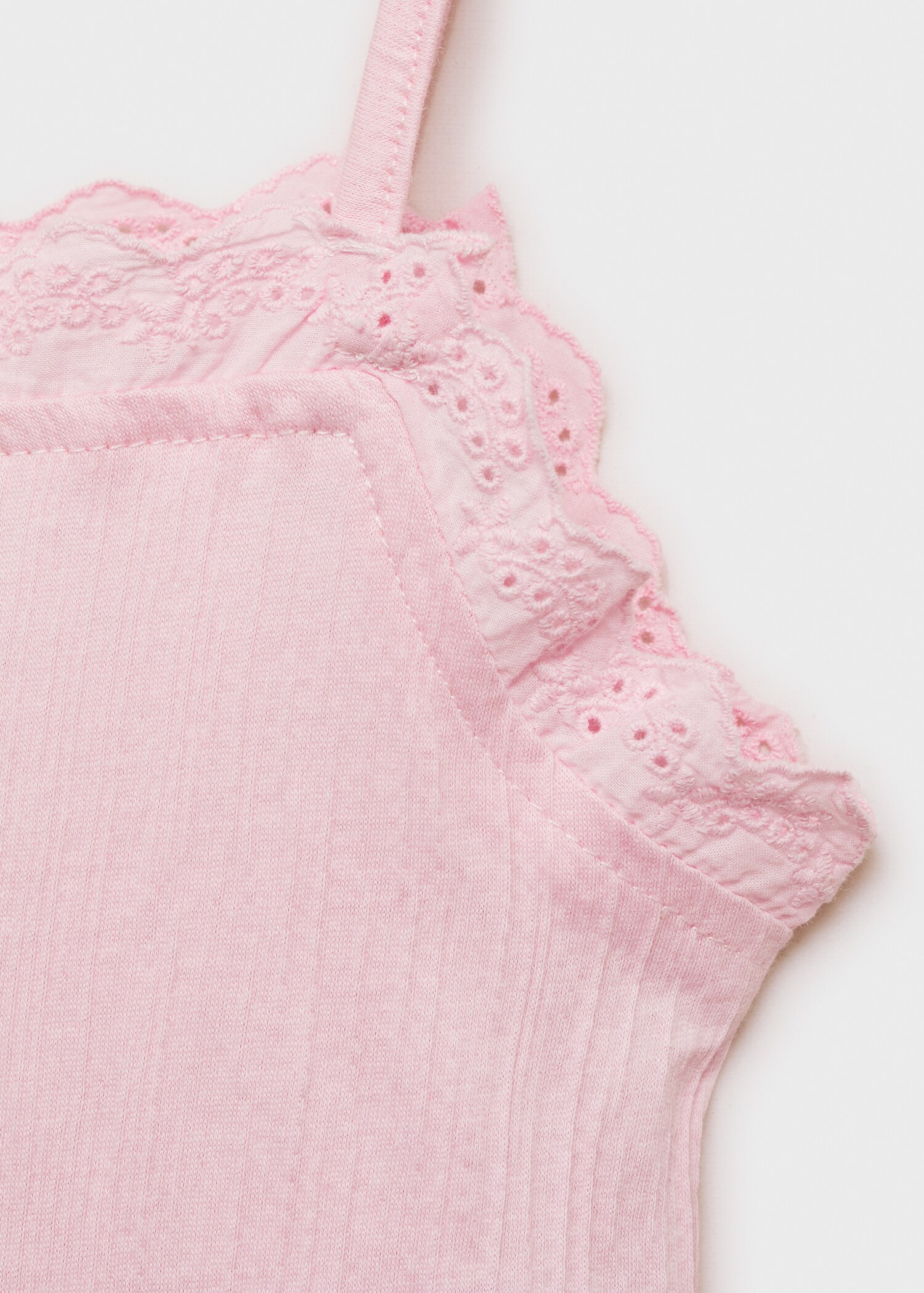 Top with Swiss embroidery detail - Details of the article 8
