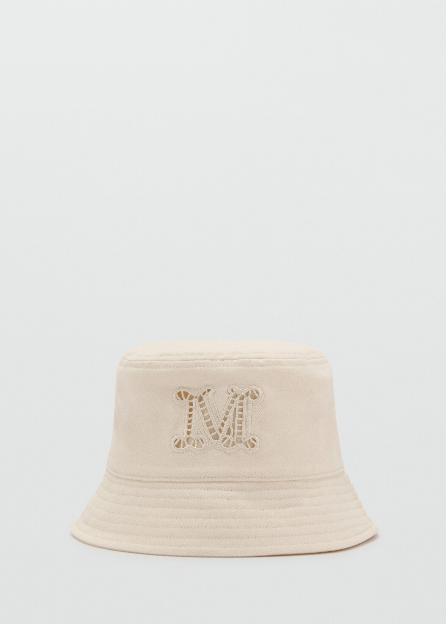 Bucket hat with embroidered lettering - Article without model