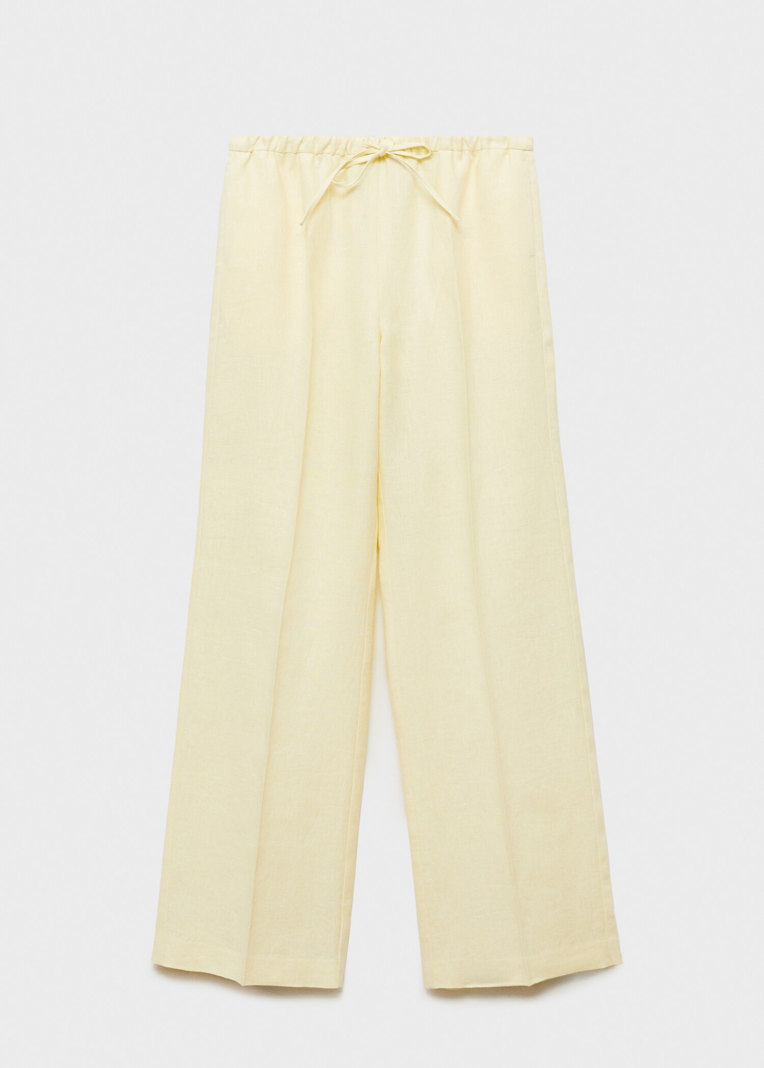 Pantalon droit lin nœud - Article sans modèle