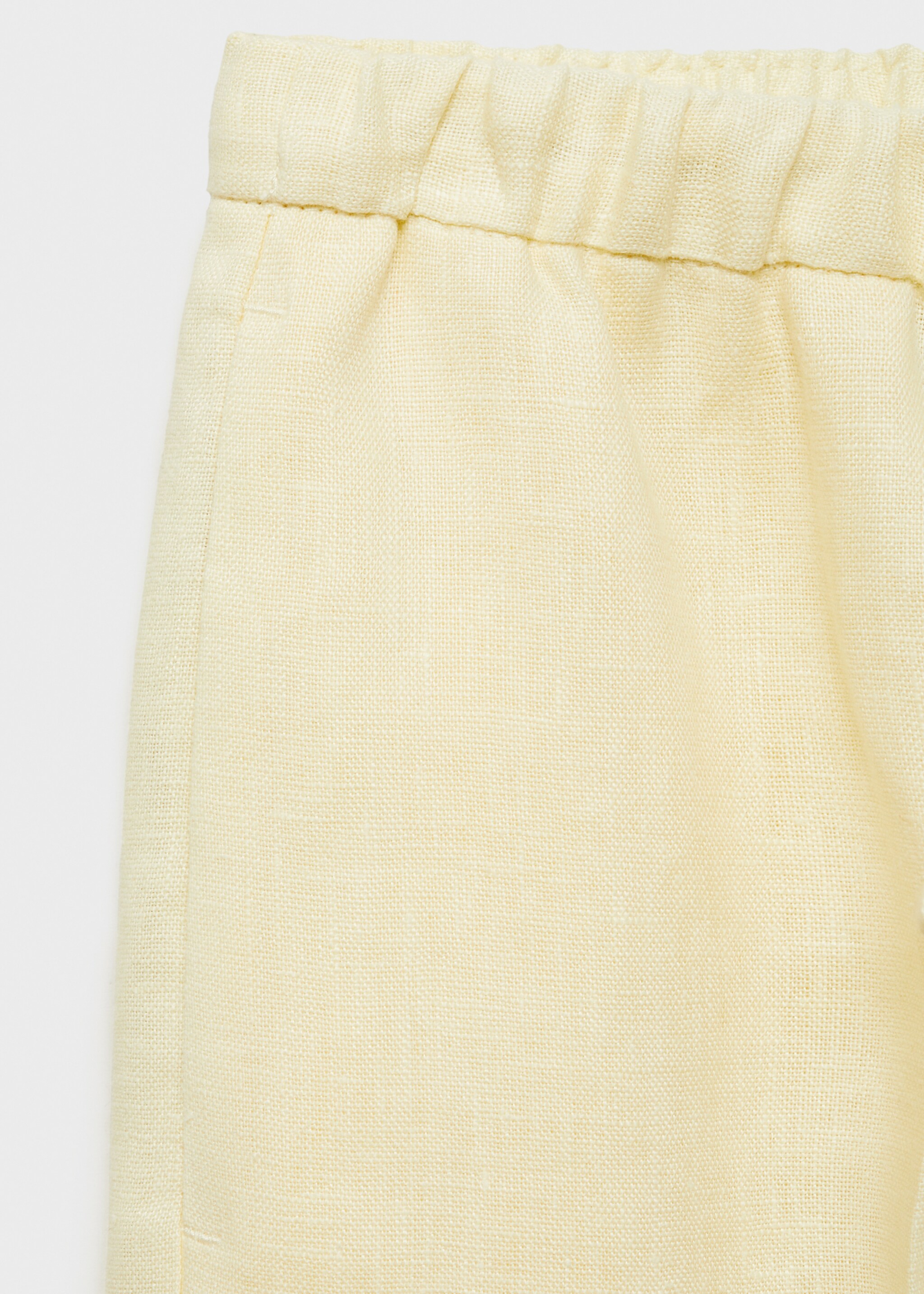 Pantalón recto lino lazo - Detalle del artículo 0