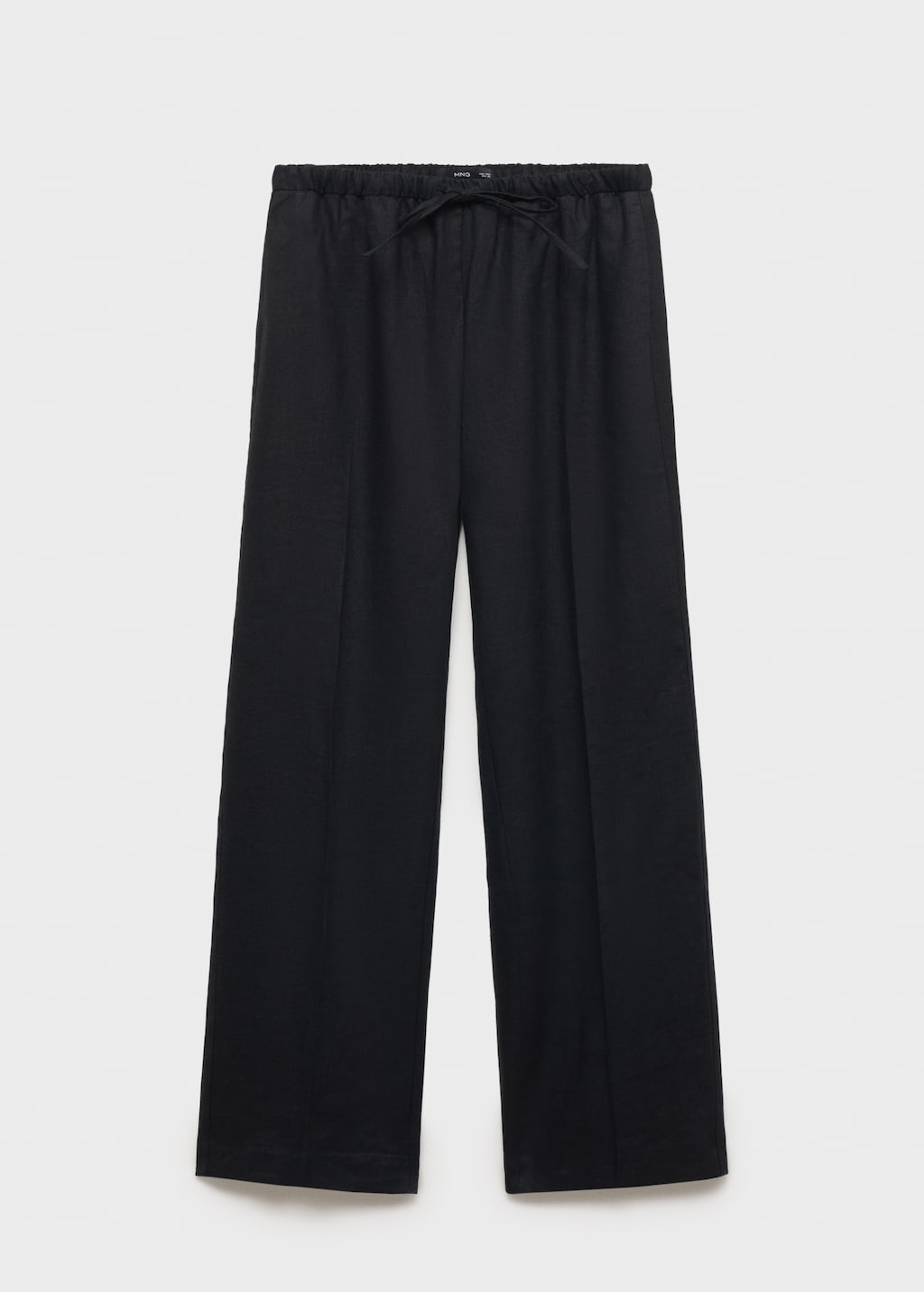 High-waist straight leather trousers - Women | MANGO Niger