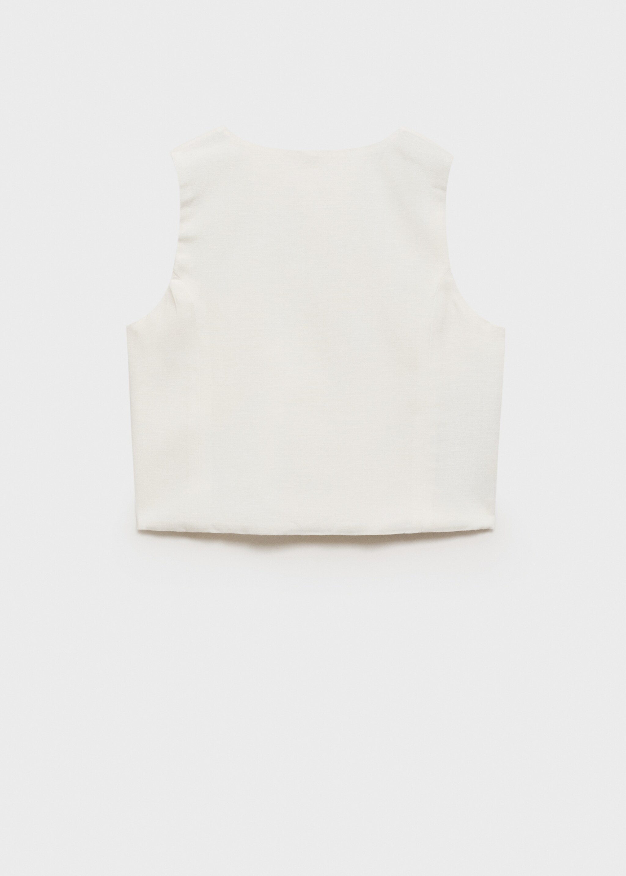 Vesta cropped s knoflíky - Zadní strana zboží