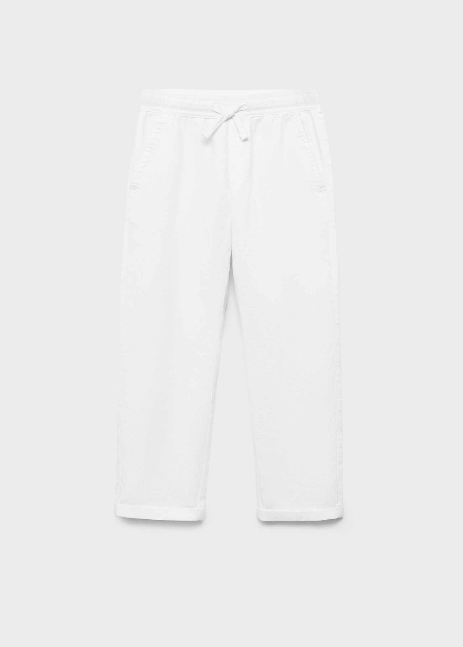 CARGO Garçon ZARA Pantalon En Lin Enfant Unisexe Taille