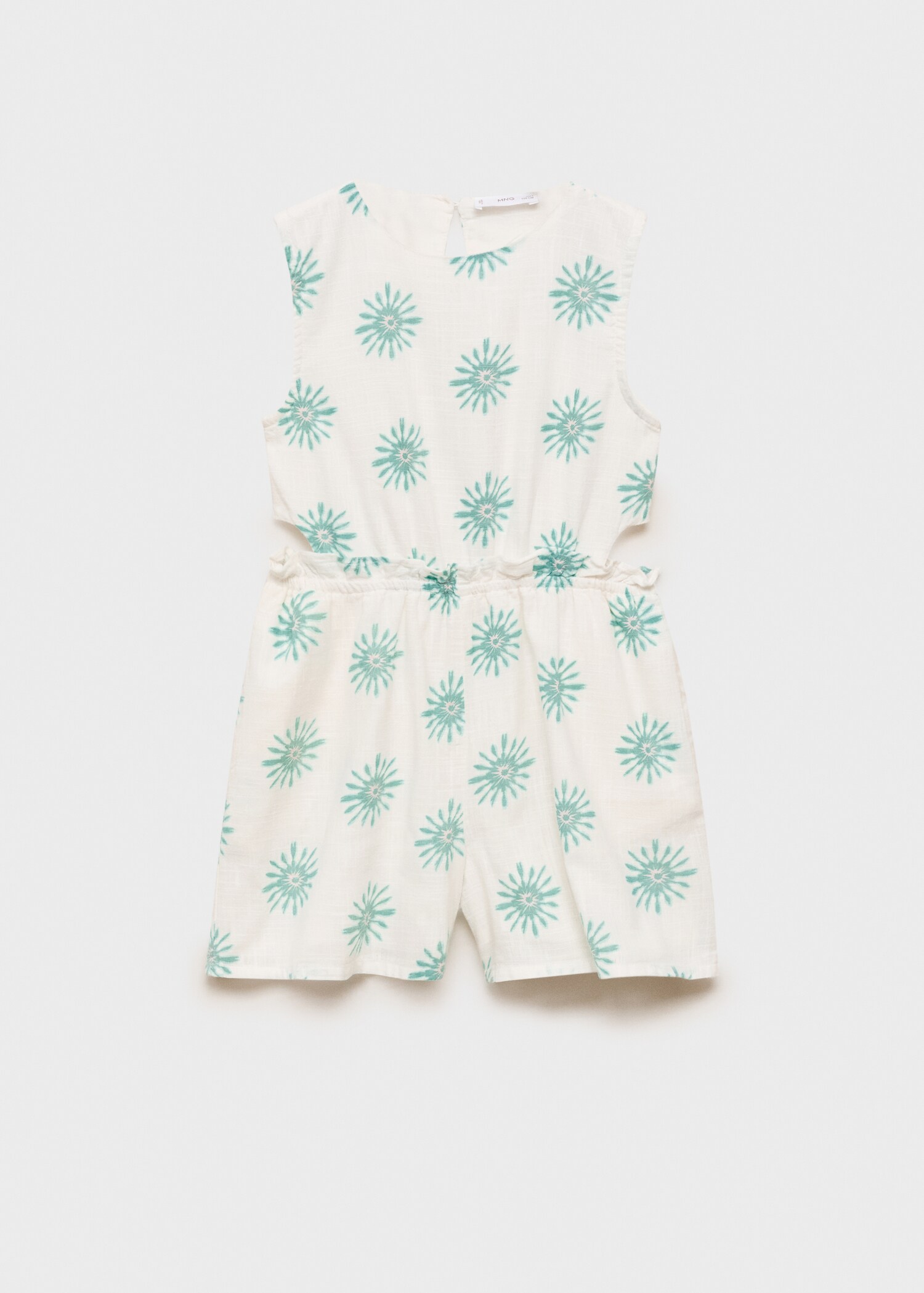 Printed jumpsuit with openings - Article without model