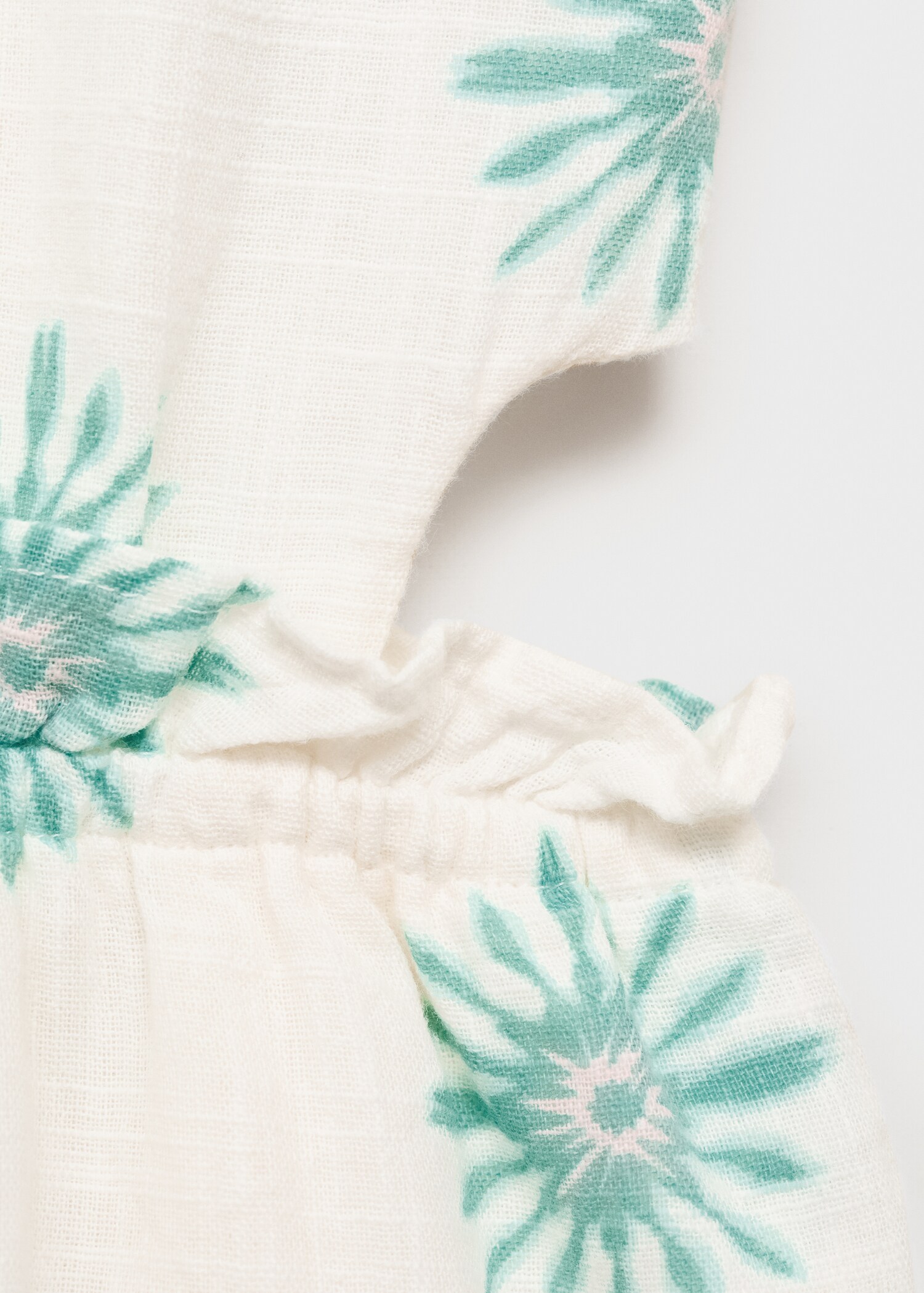 Printed jumpsuit with openings - Details of the article 0