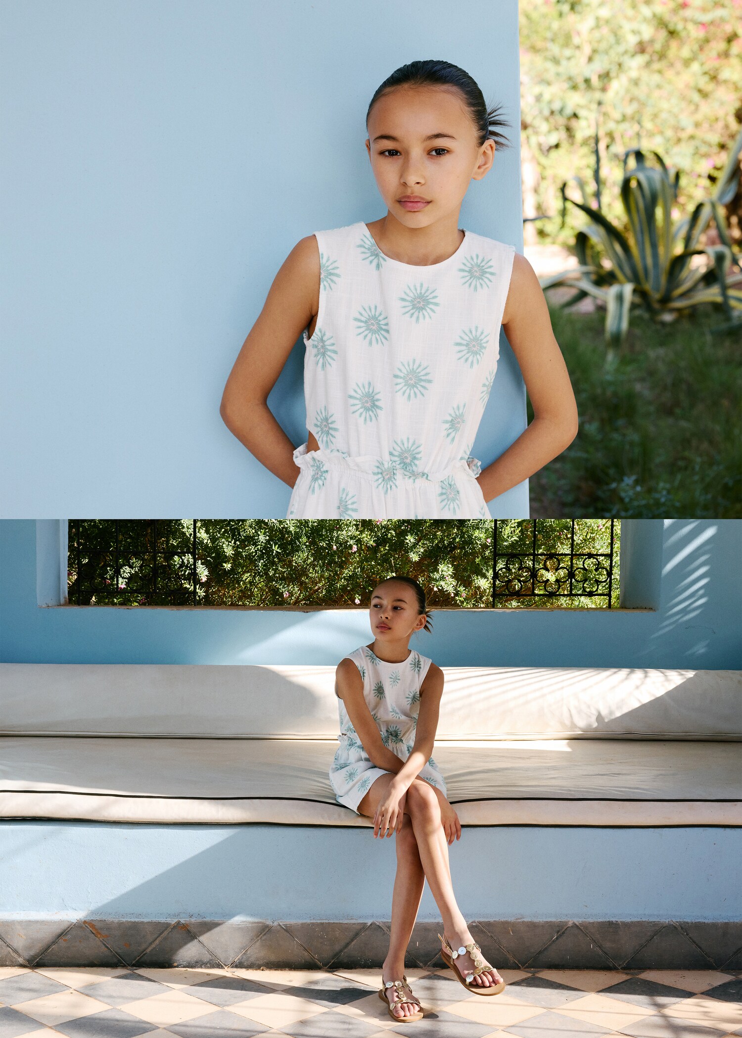 Printed jumpsuit with openings - Details of the article 5