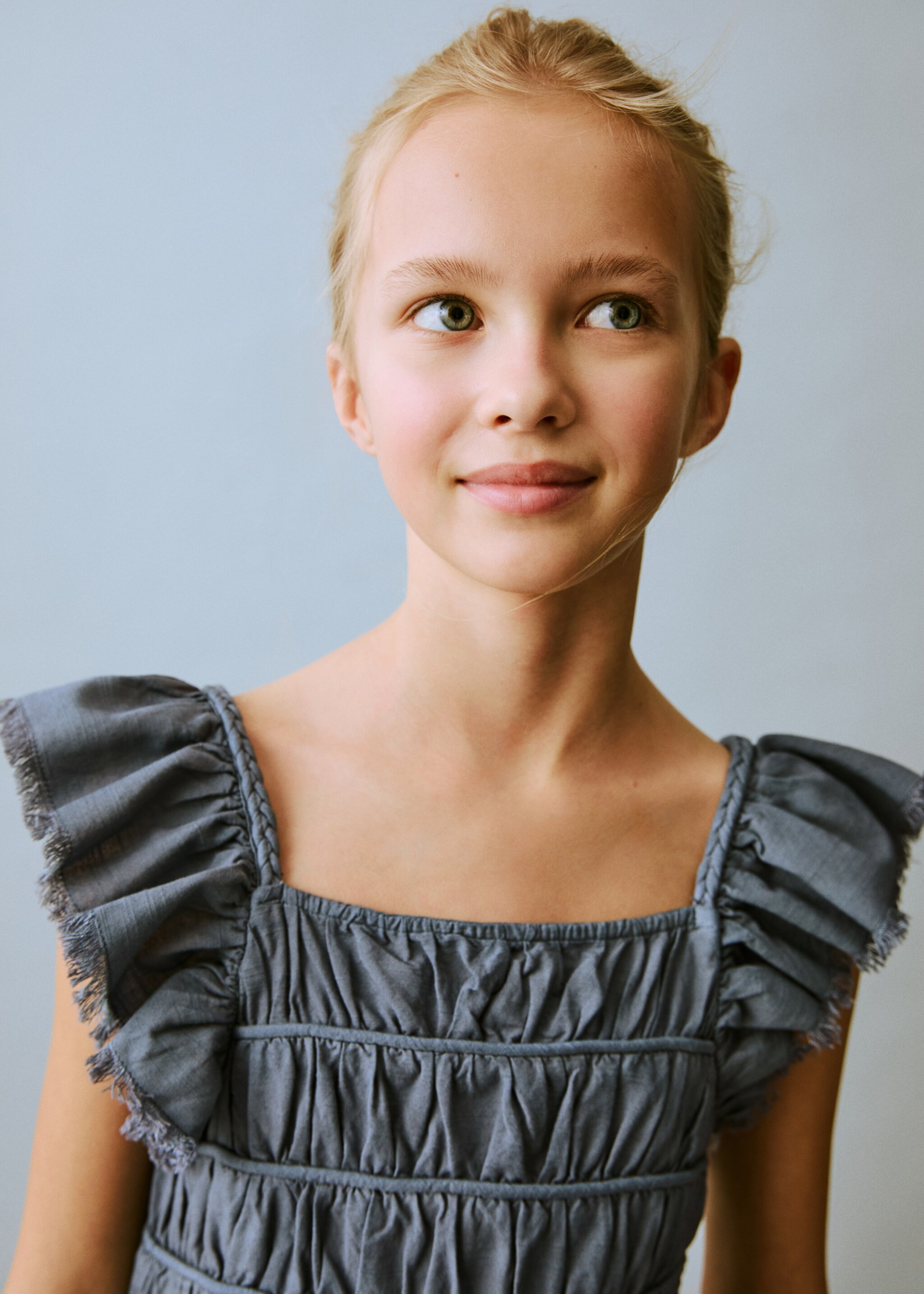 Ruffled long skirt - Details of the article 5