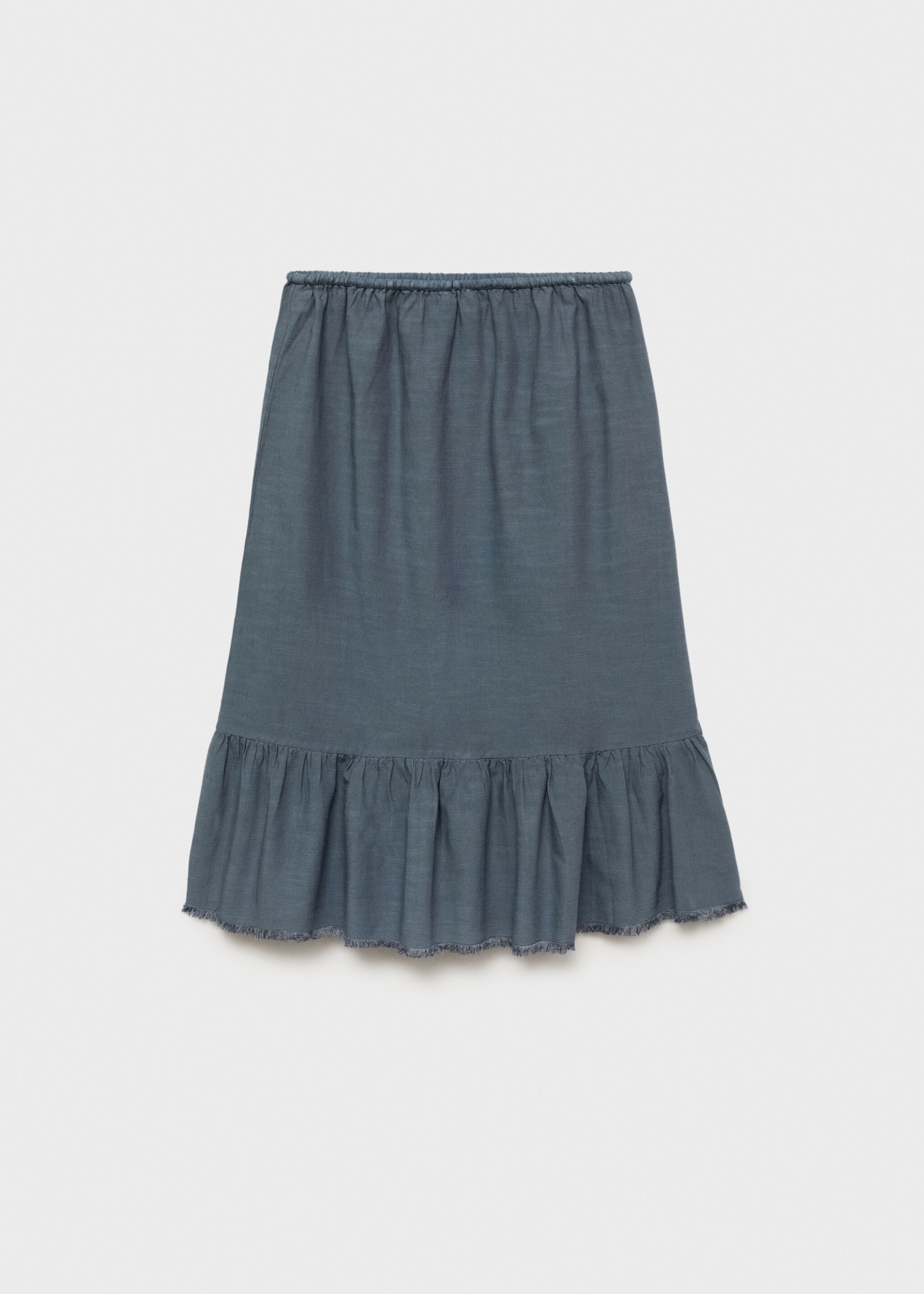 Ruffled long skirt - Reverse of the article