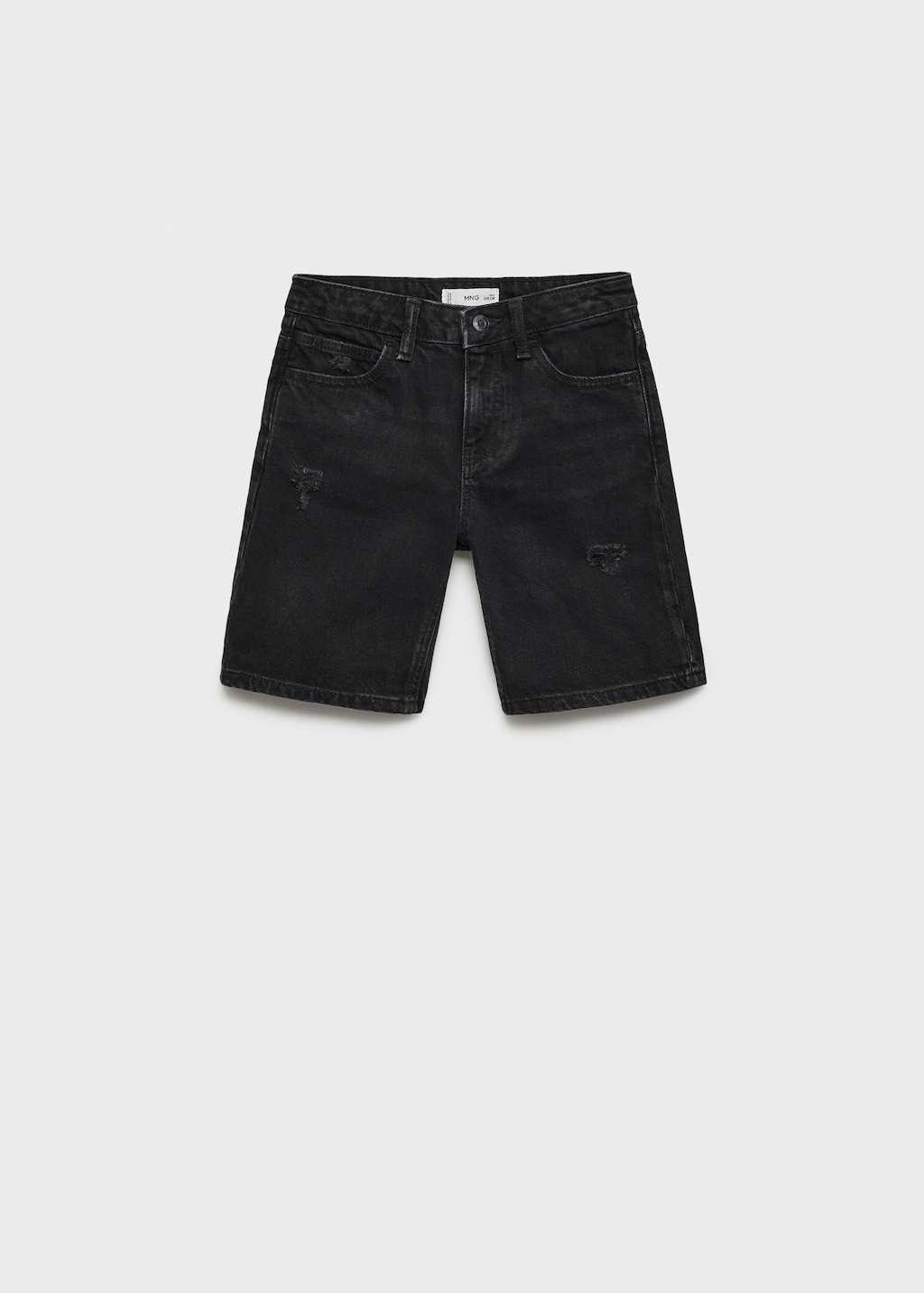 Denim Bermuda shorts