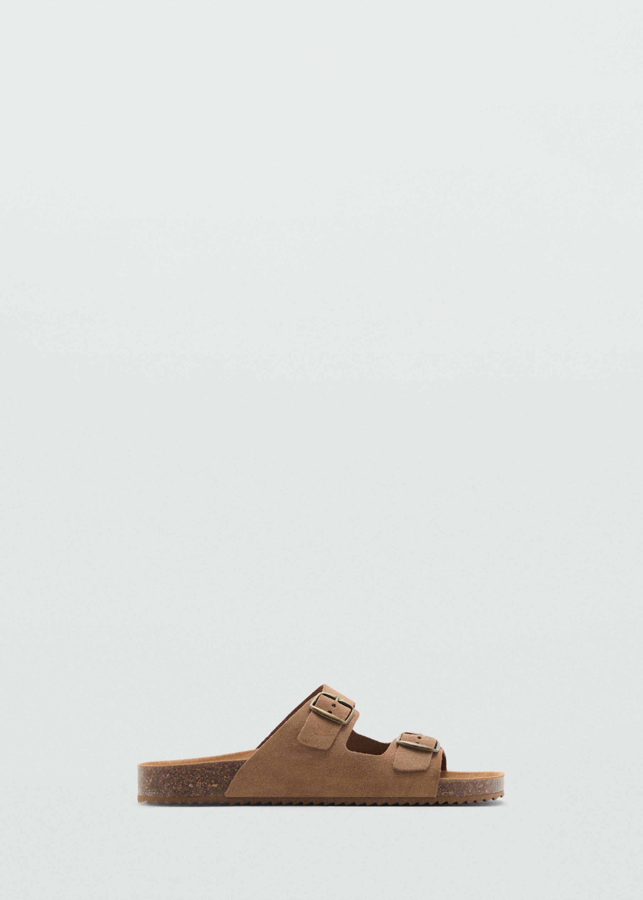 Buckles leather sandal - Article without model