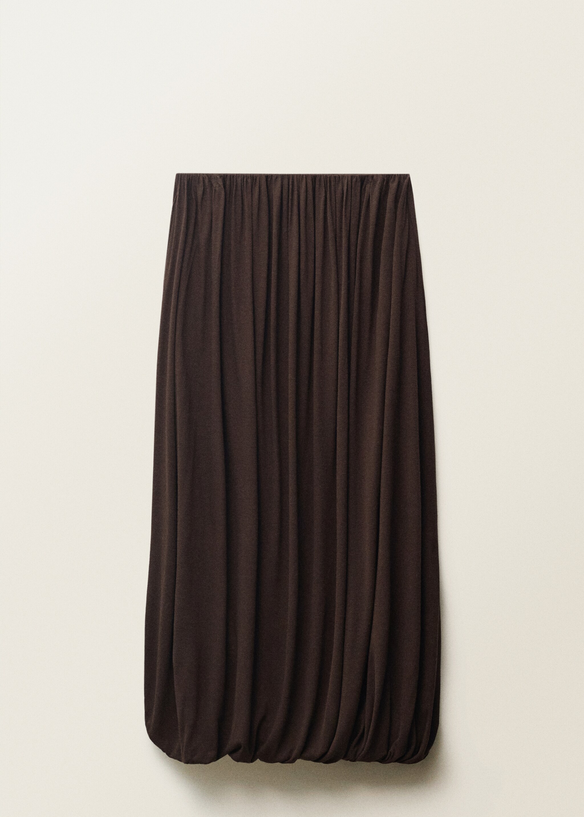Wool-blend skirt with puffed hem - Article without model