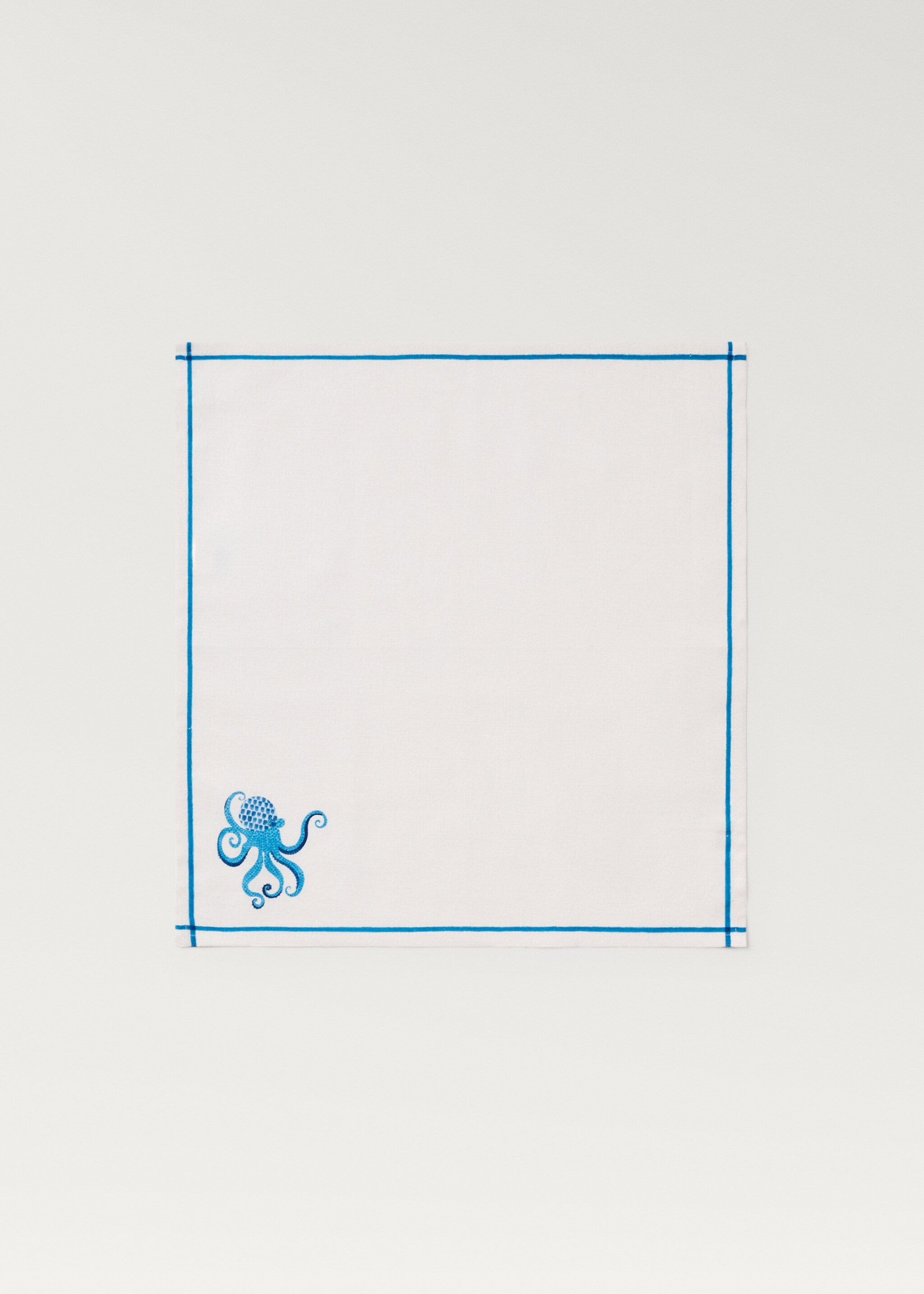 Servilletas lino estampado marino - Artículo sin modelo