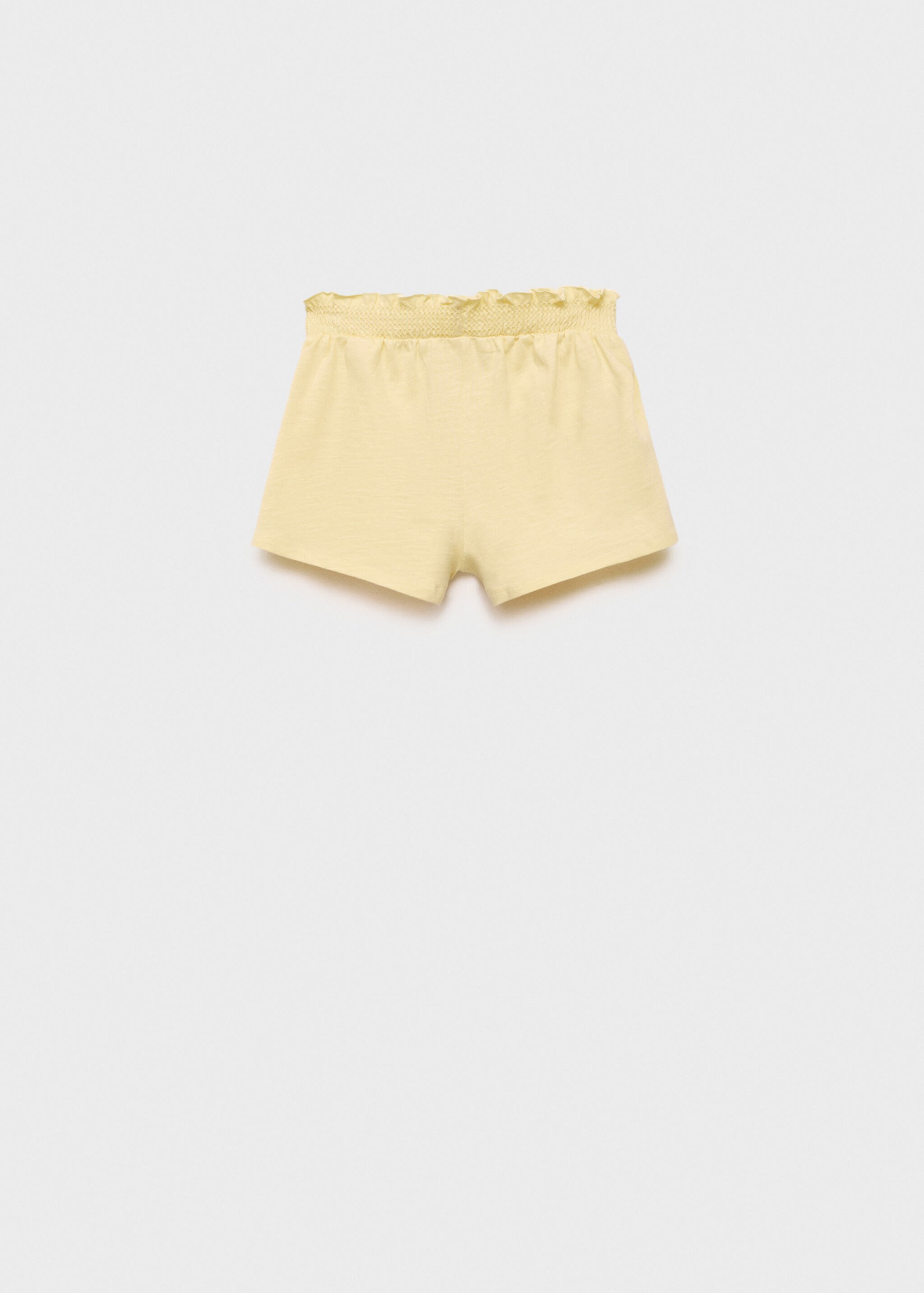 Ruffled shorts - Reverse of the article