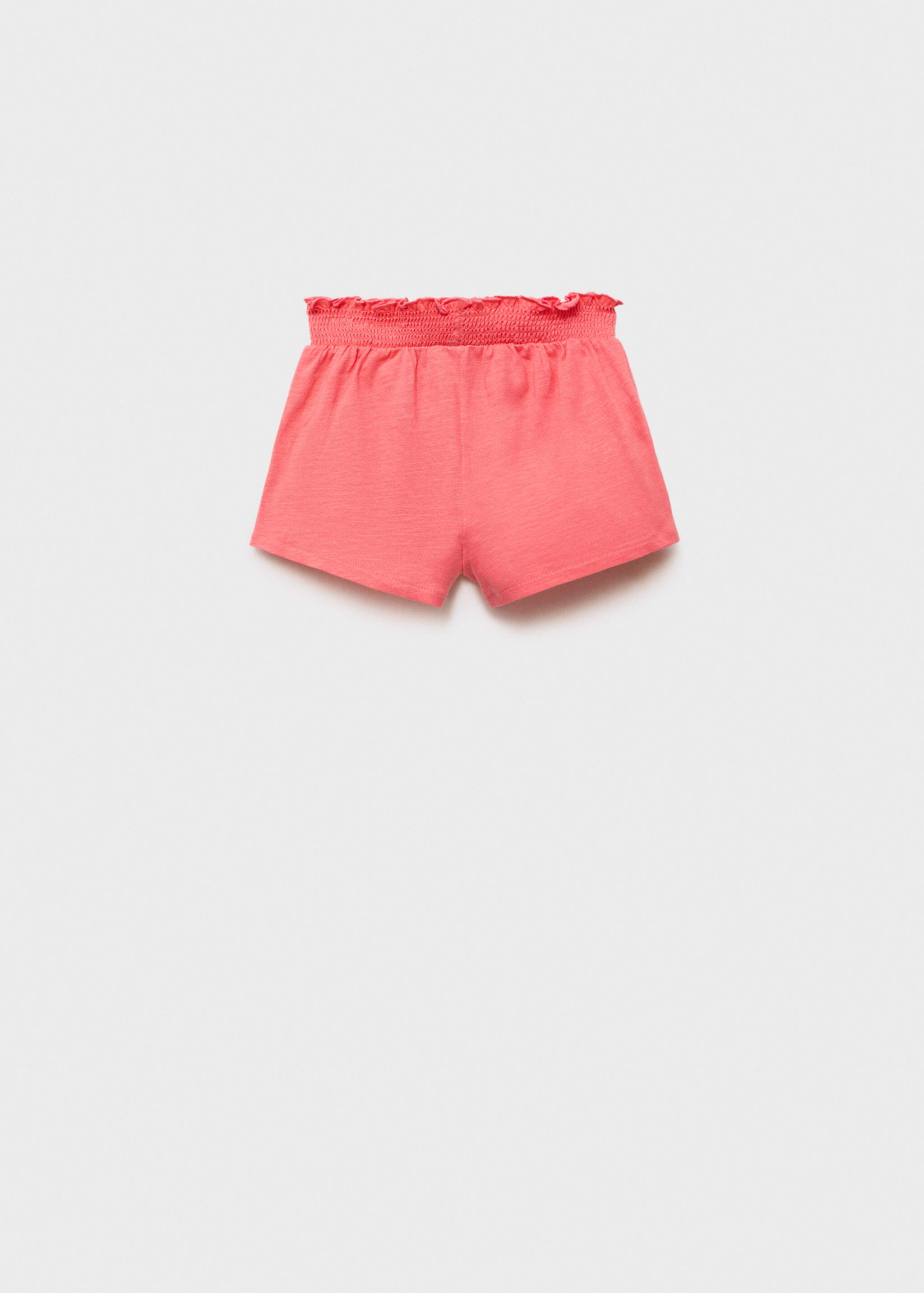 Ruffled shorts - Reverse of the article