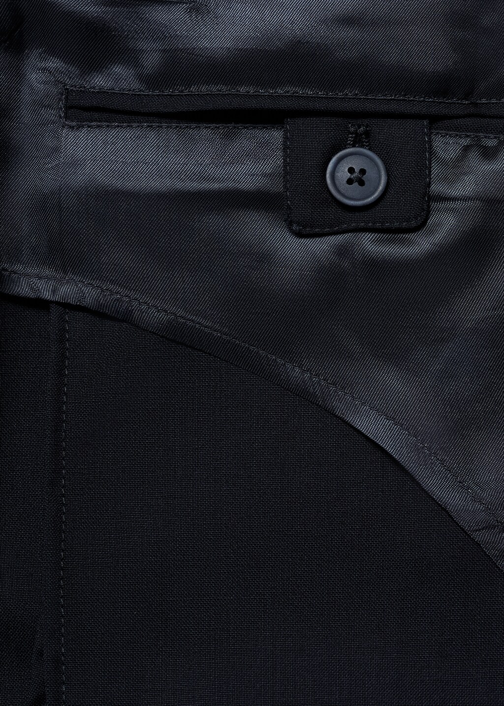 Cold wool jacket with shirt collar