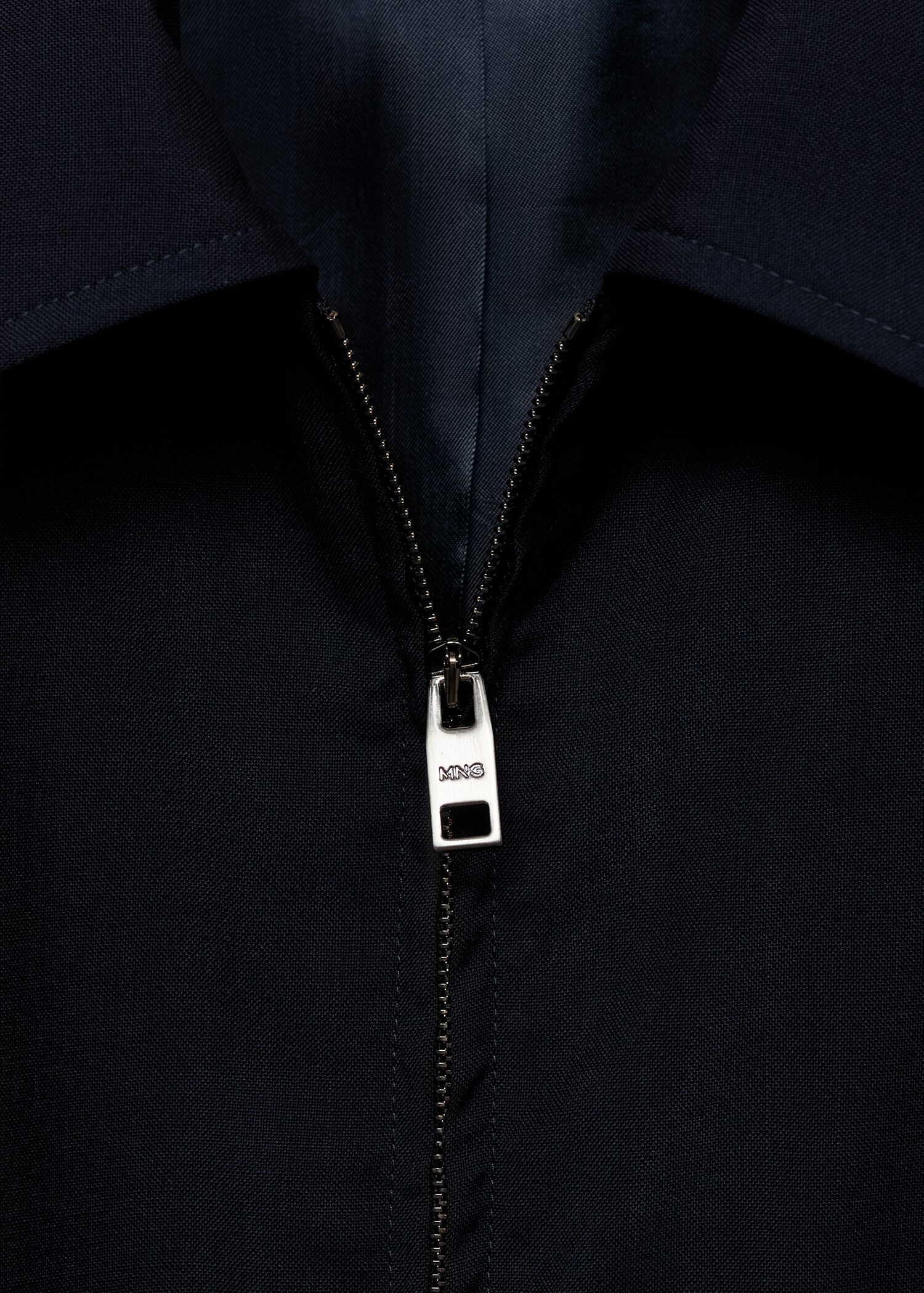 Cold wool jacket with shirt collar - Details of the article 8