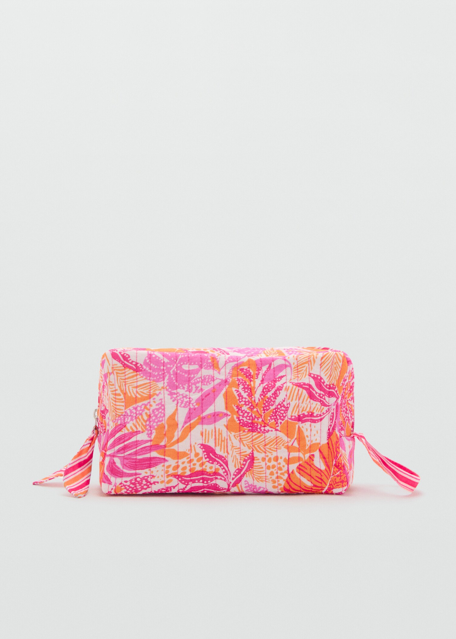 Quilted printed toiletry bag - Article without model
