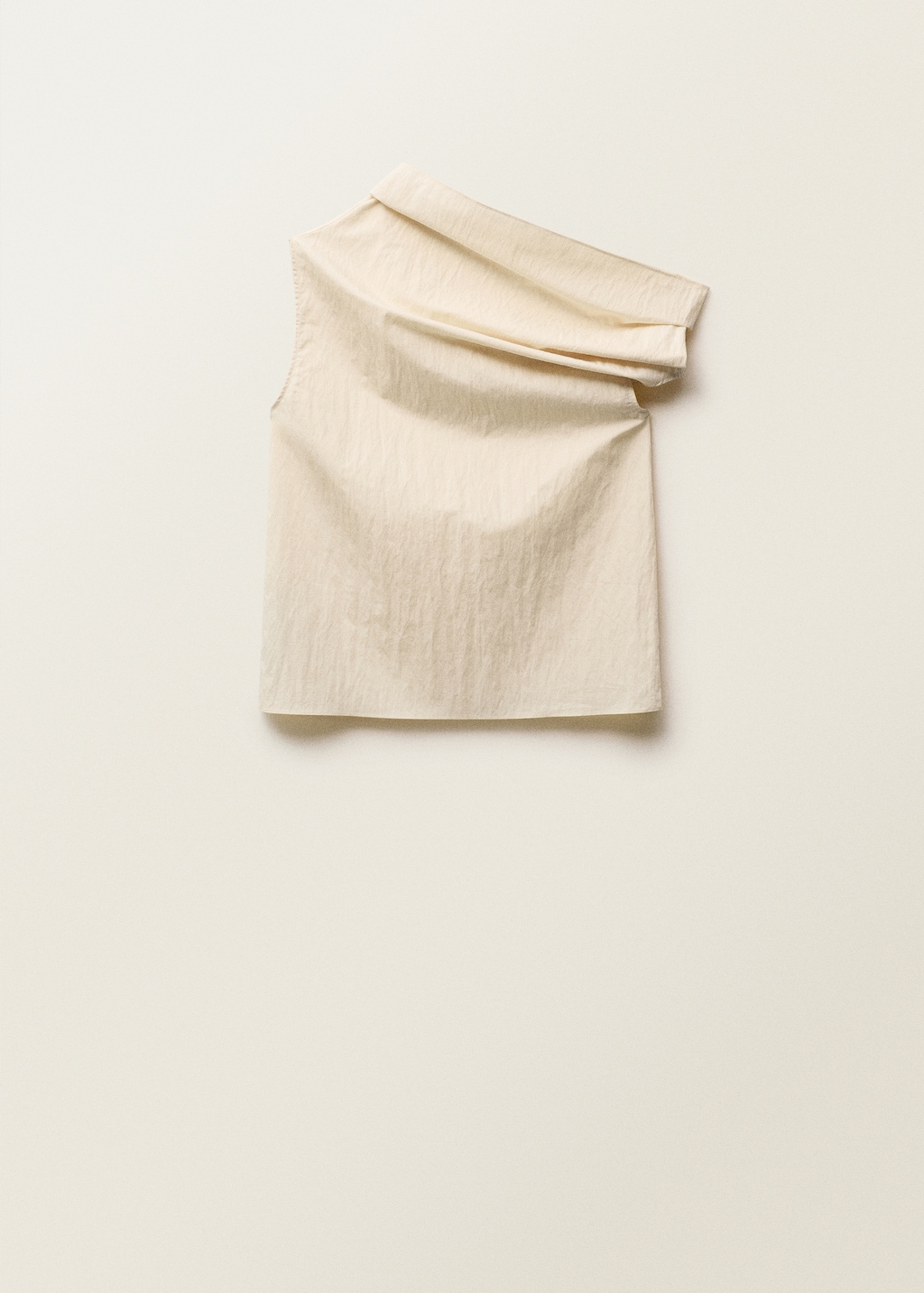 Cotton blouse with asymmetrical collar - Women | MANGO USA Cotton blouse with asymmetrical collar - Women | MANGO USA