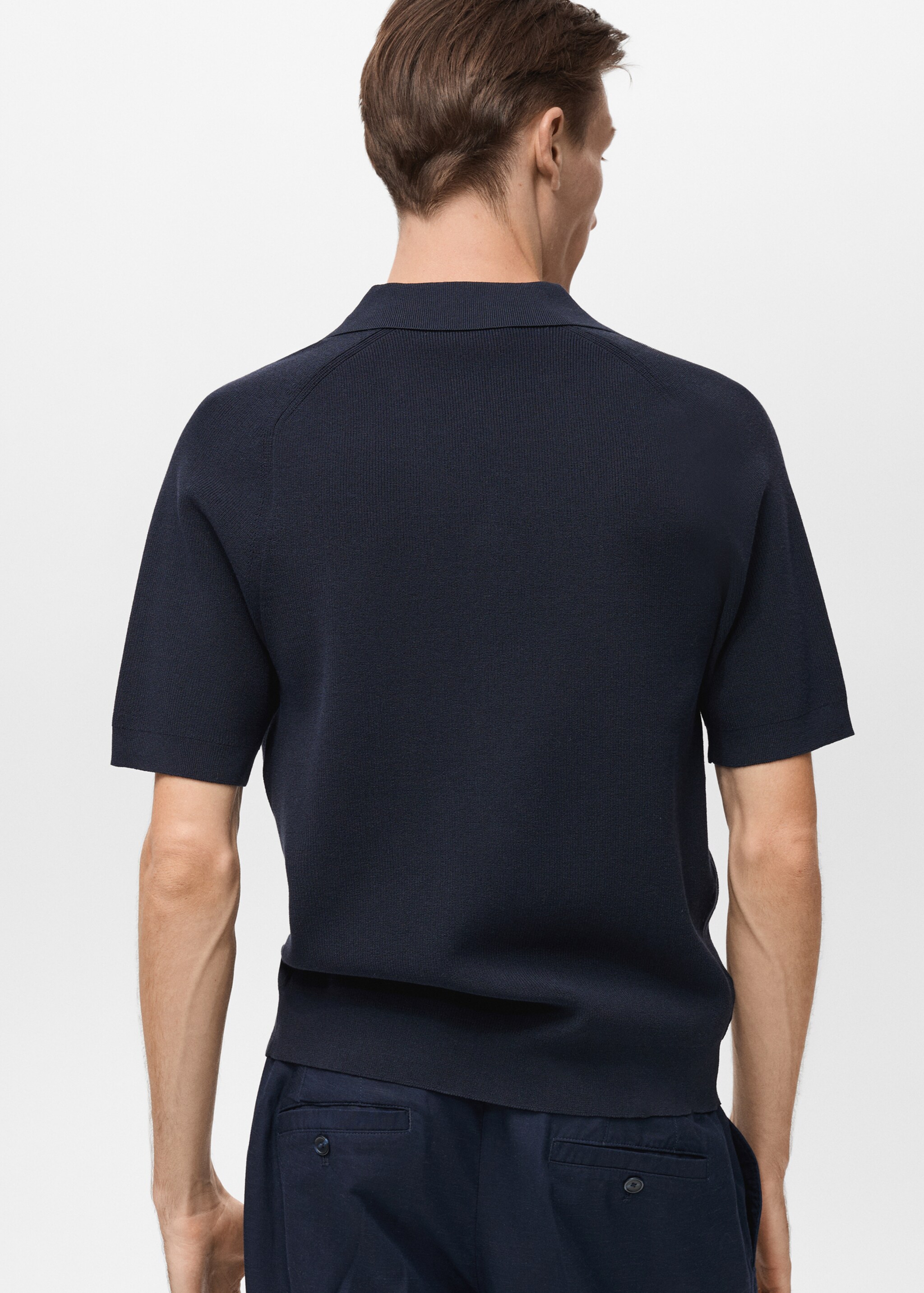 Fine knit shirt - Reverse of the article
