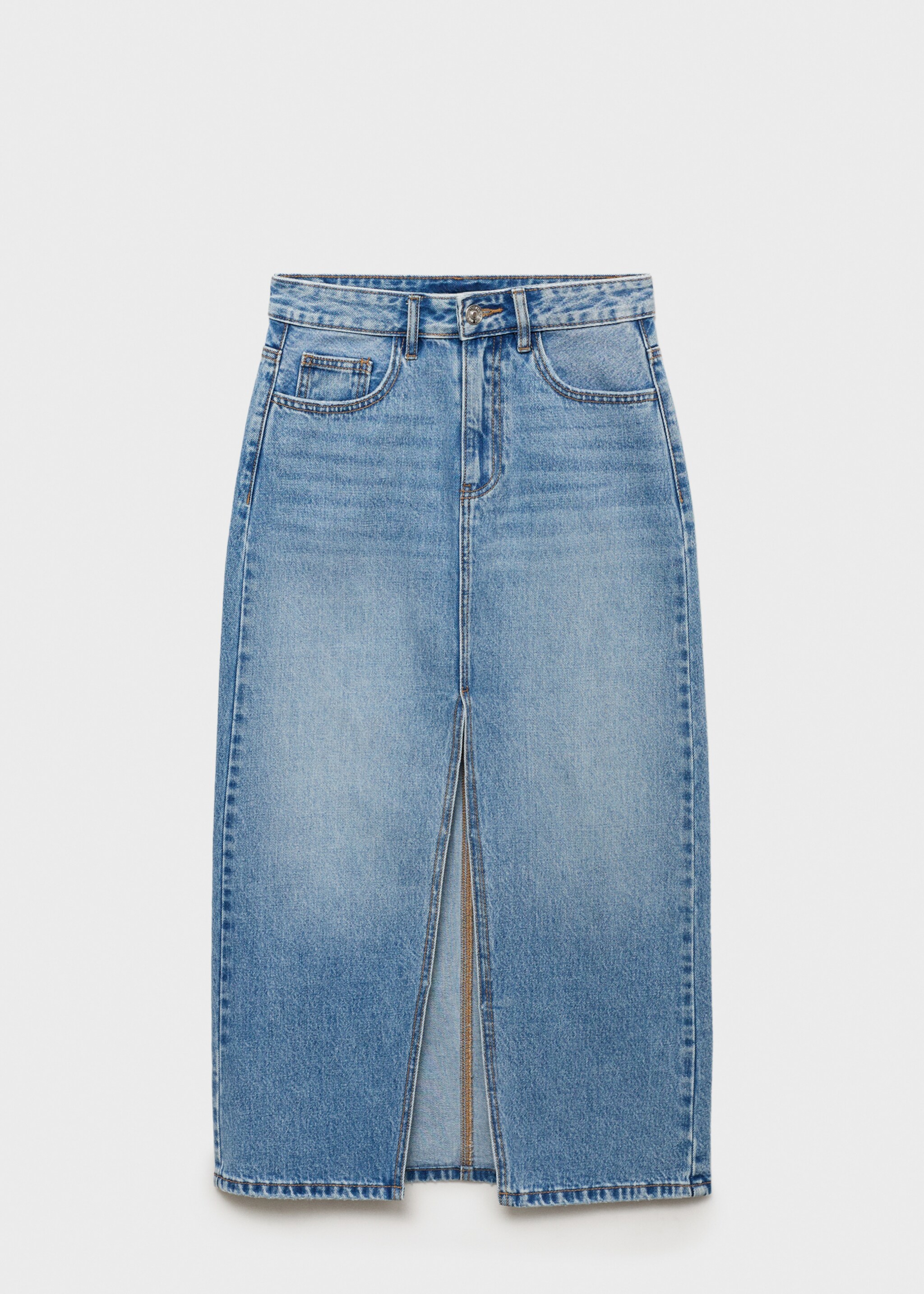 Long denim skirt - Article without model