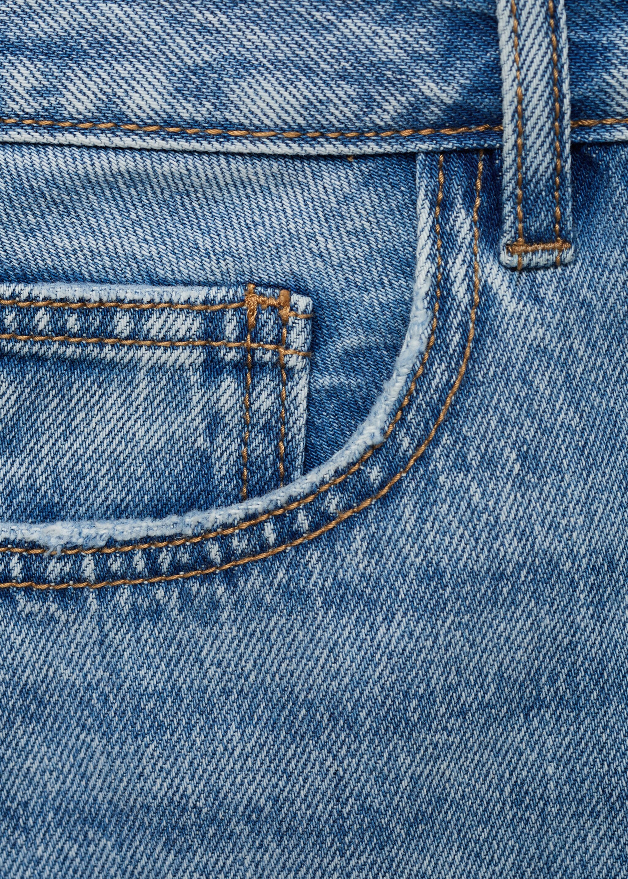 Long denim skirt - Details of the article 0