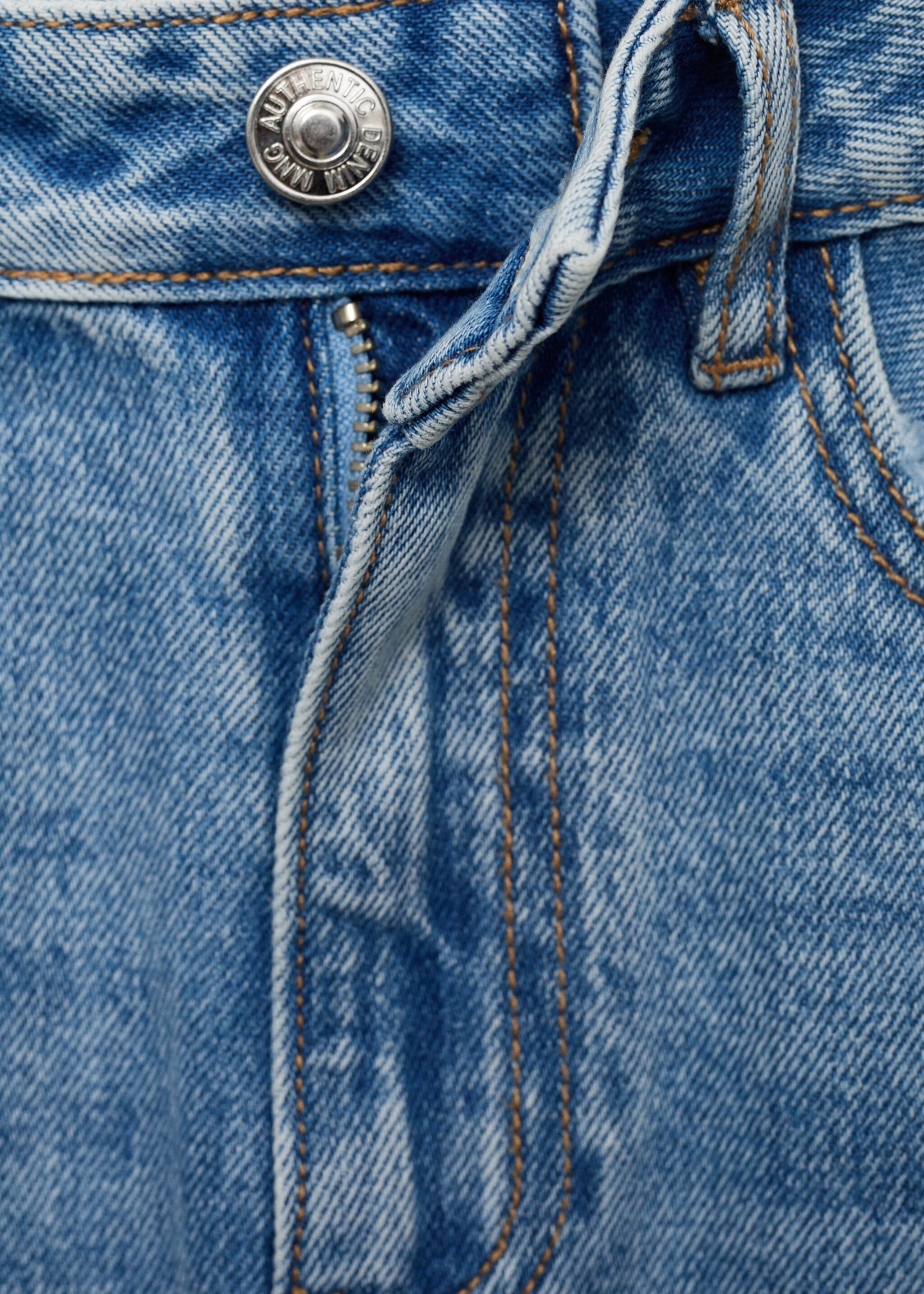 Long denim skirt - Details of the article 8