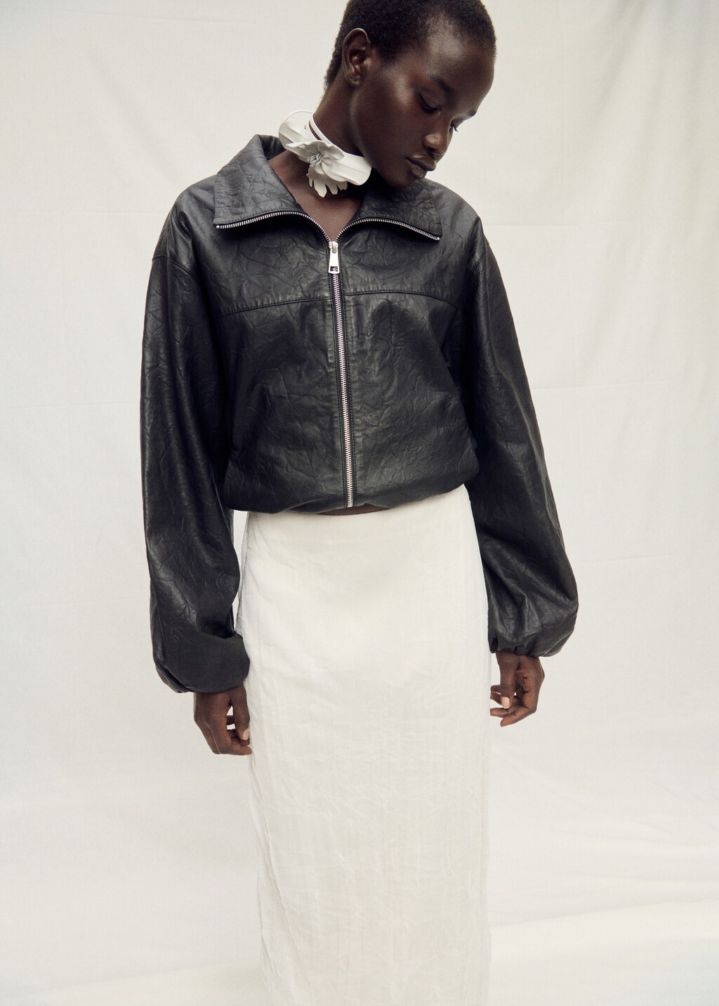 Straight-fit tulle skirt - image 4