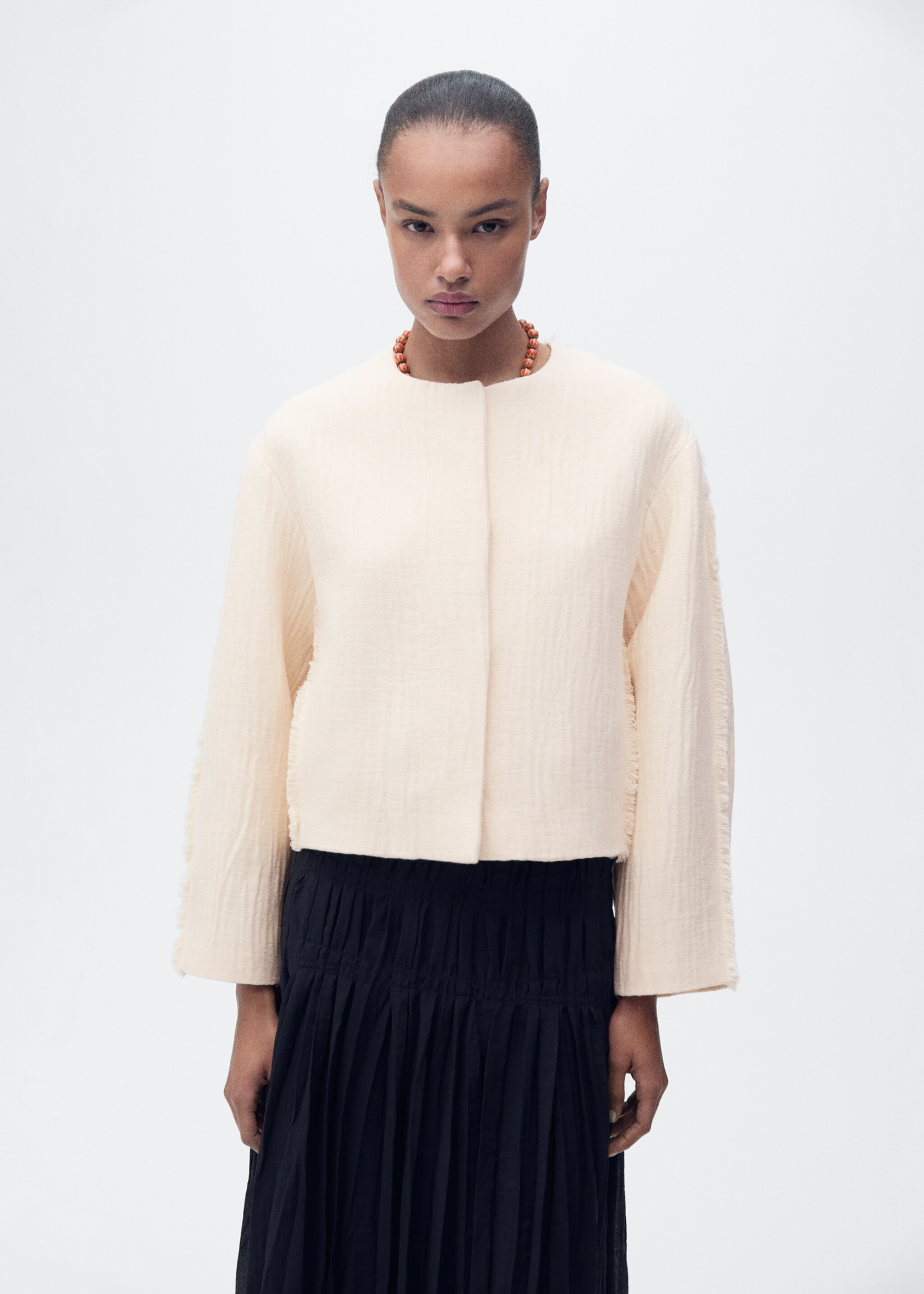 Veste oversize coton - Plan moyen