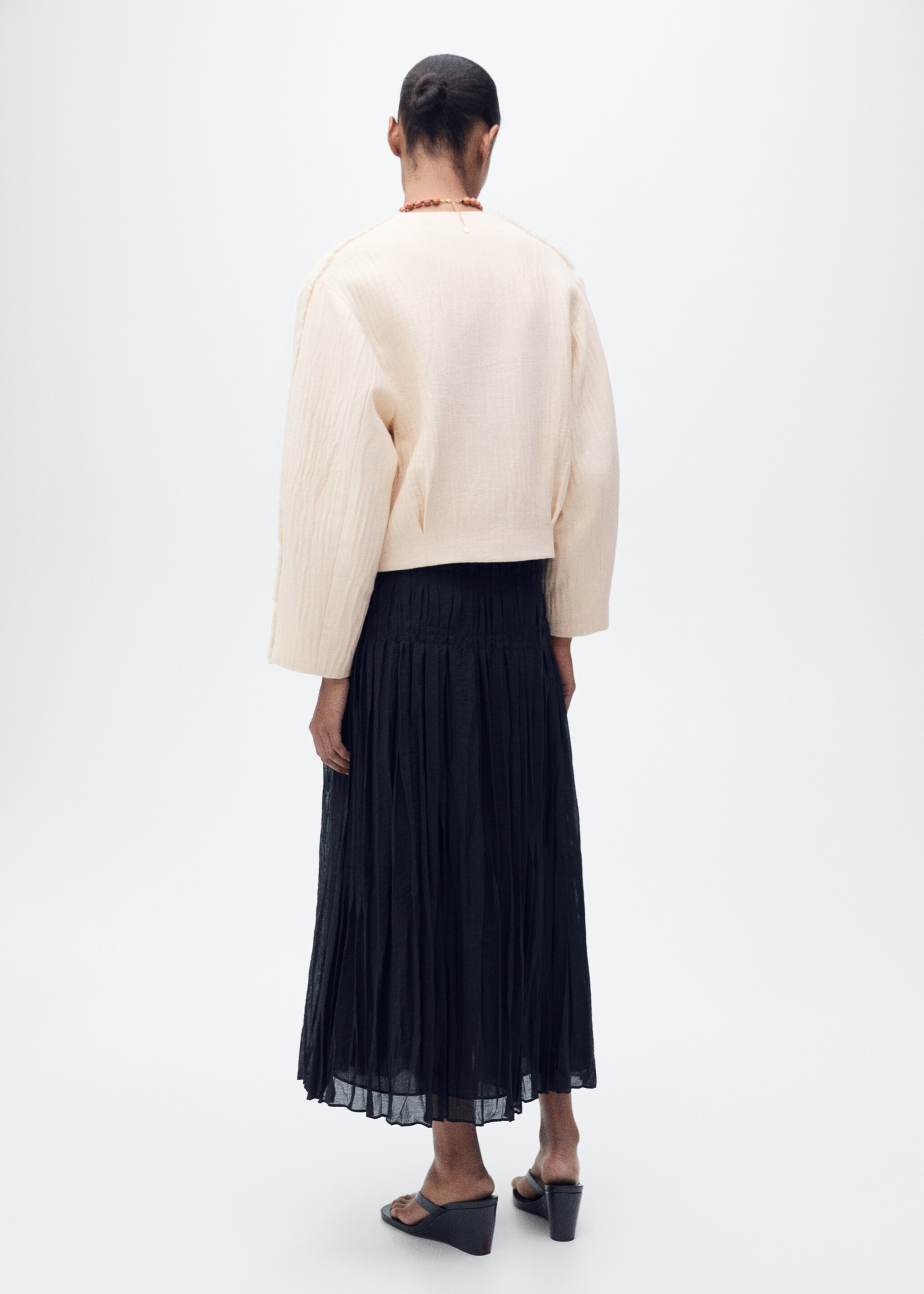 Veste oversize coton - Verso de l’article