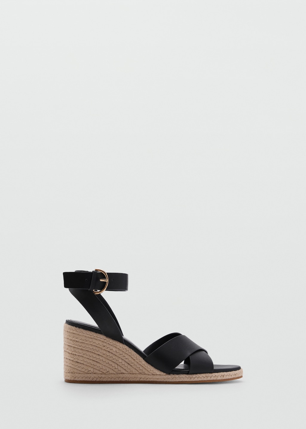 Wedge sandals with crisscross straps - image 2