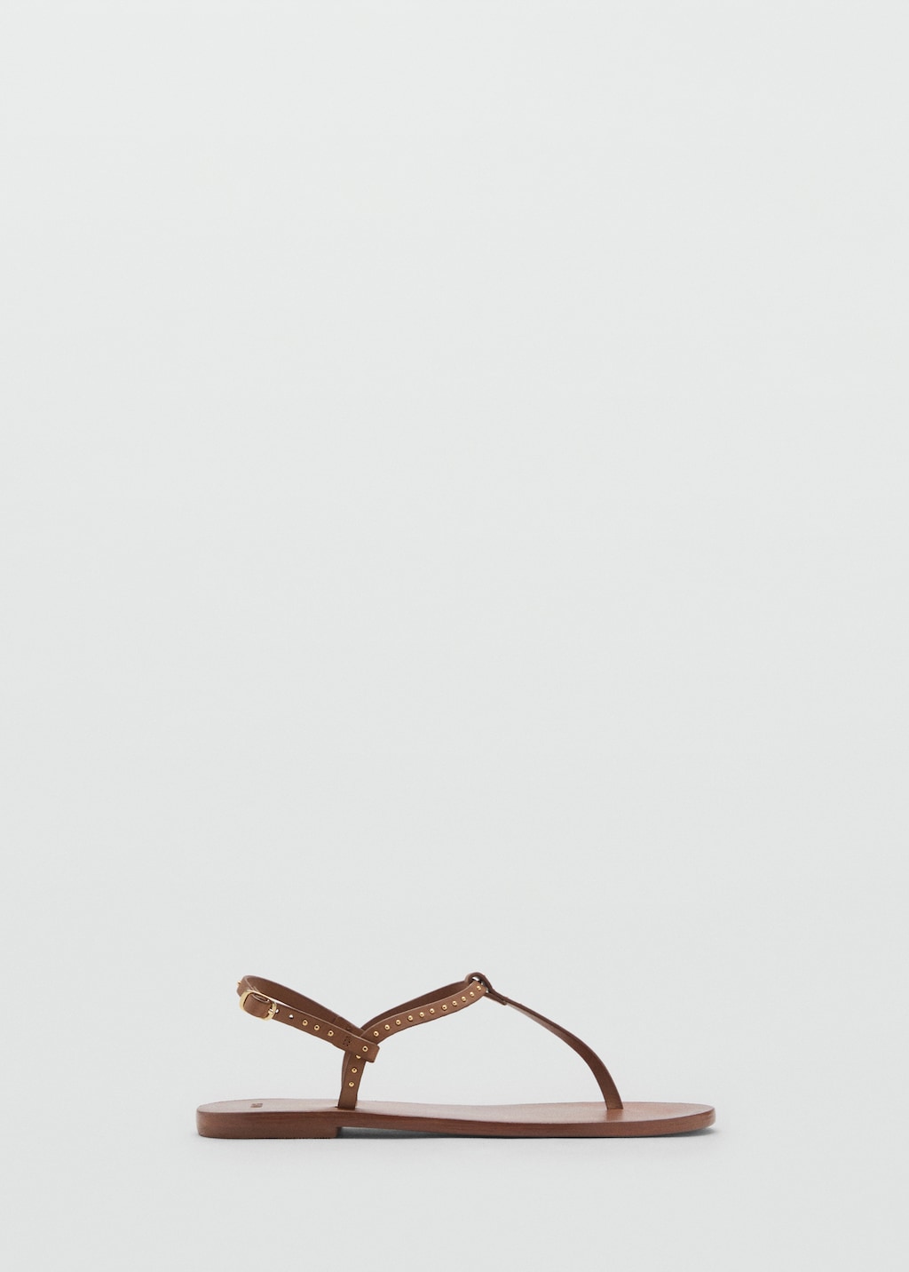 Leather sandals with mini studs - image 5