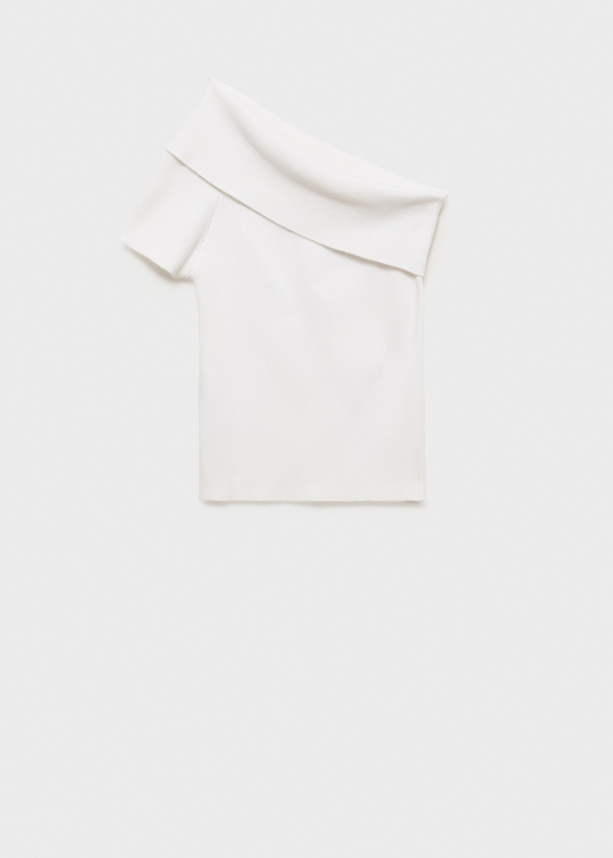 Asymmetrical off-the-shoulder top - Article without model