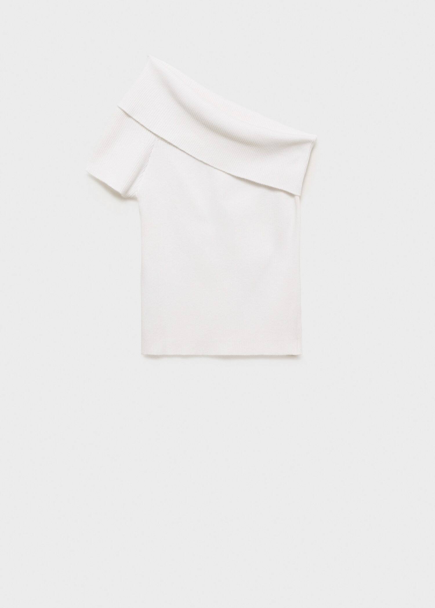Asymmetrical off-the-shoulder top - Article without model