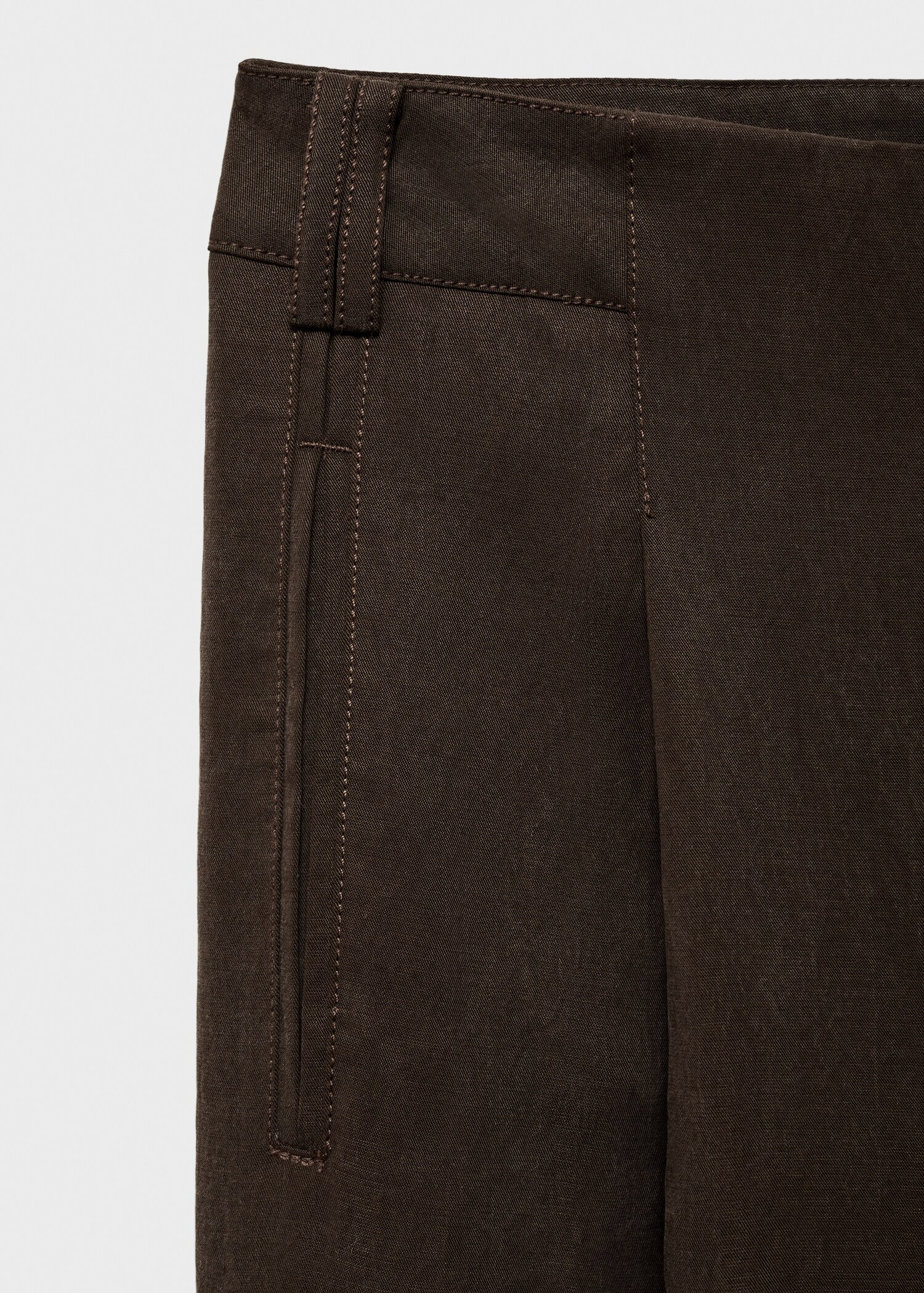 Pantalon Lyocell droit à pinces - Détail de l'article 8