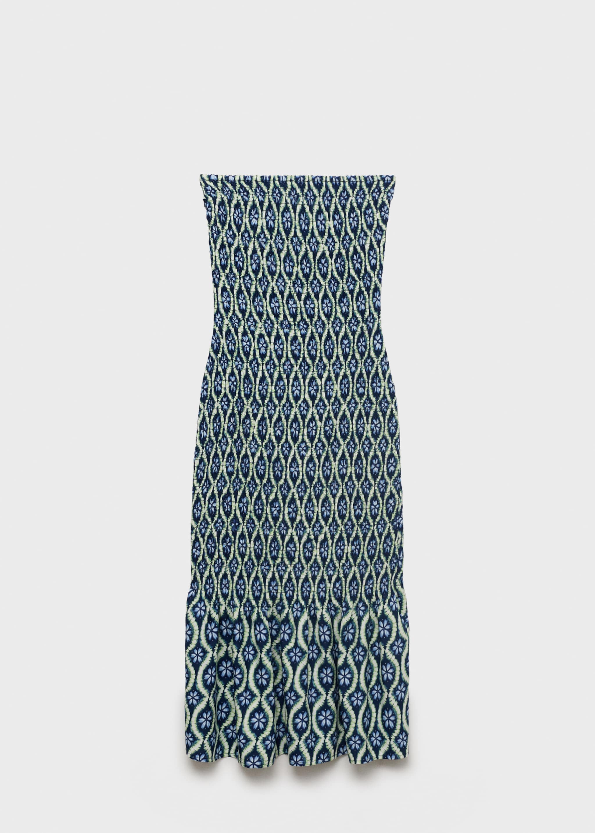 Strapless printed dress - Article without model