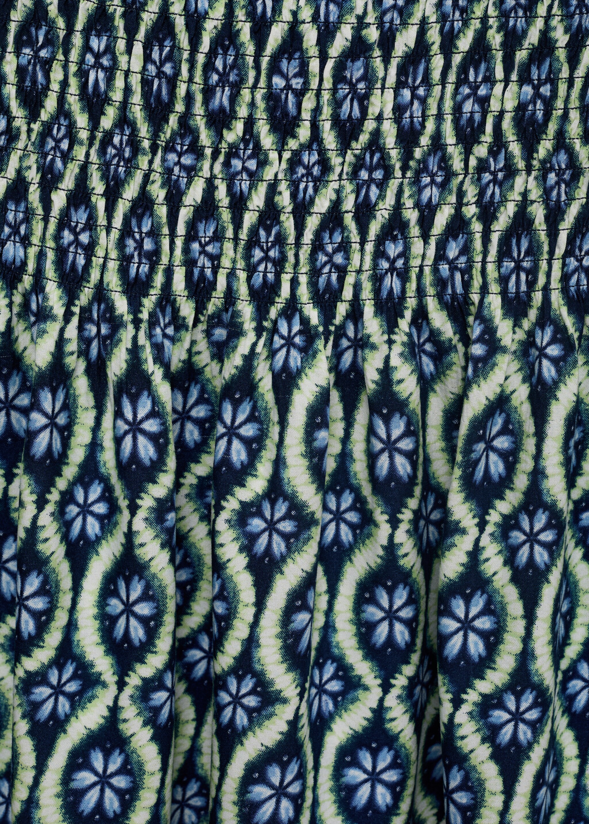 Strapless printed dress - Details of the article 0