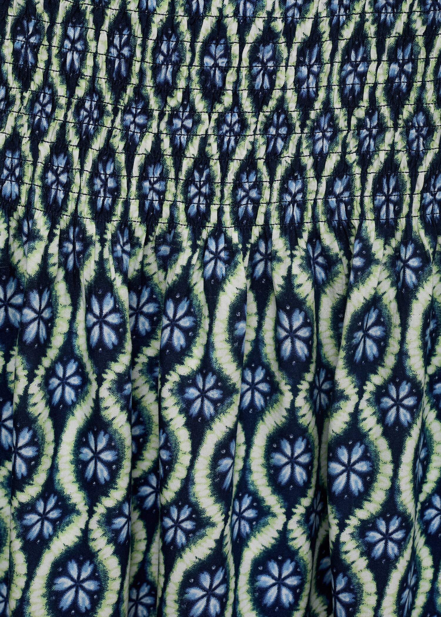 Strapless printed dress - Details of the article 0
