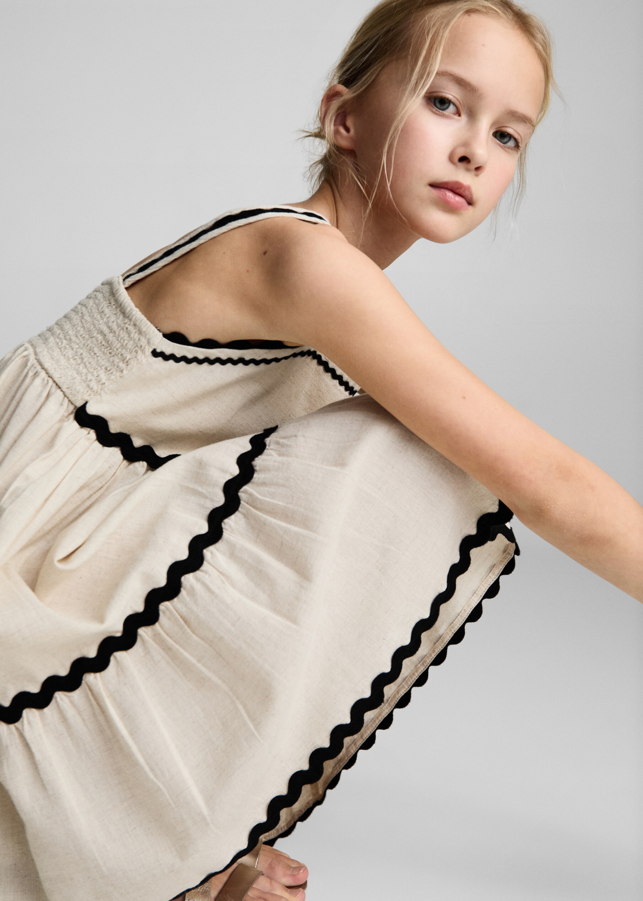 Vestido lino ondas - Detalle del artículo 1