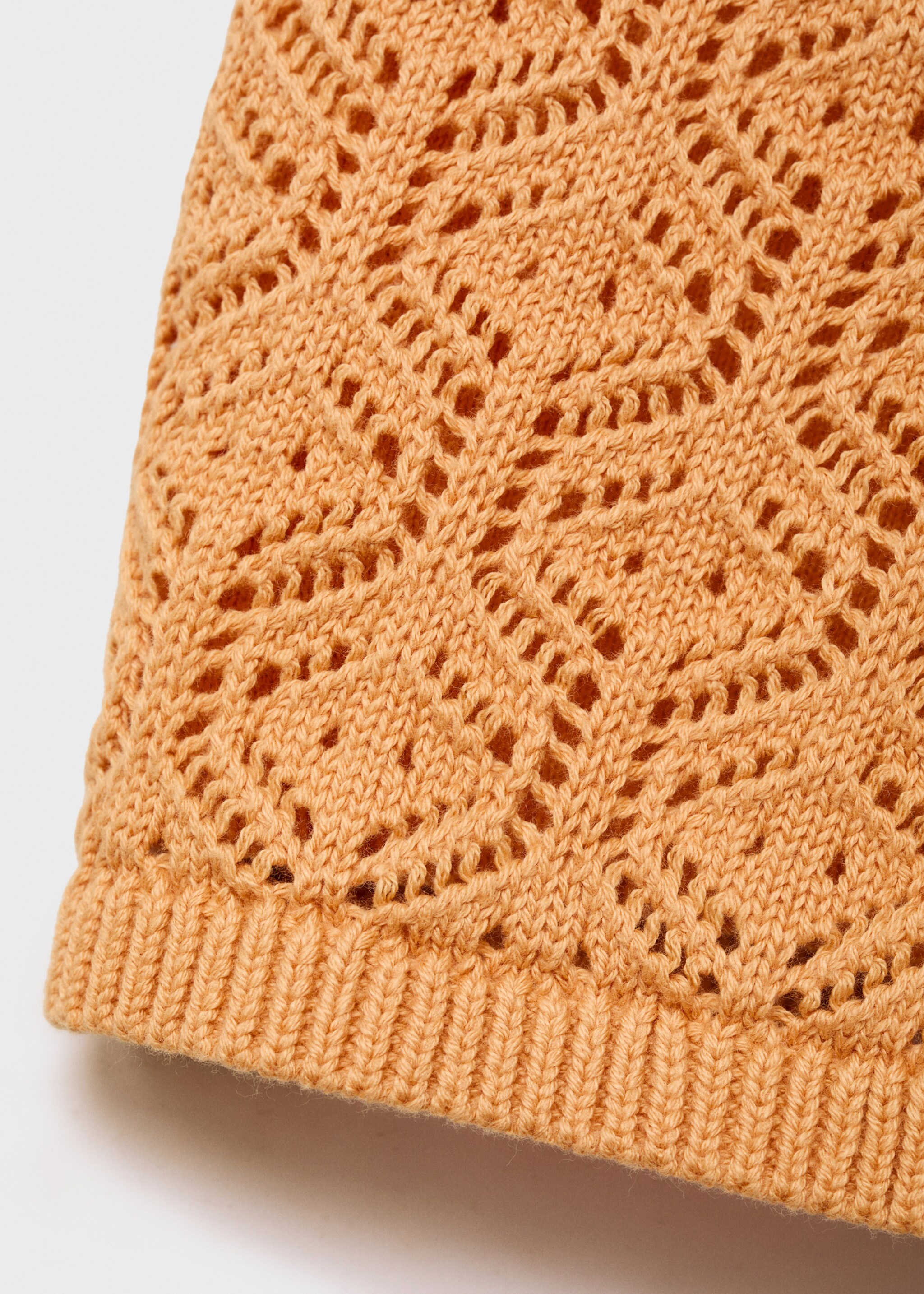 Openwork knitted shorts - Details of the article 0