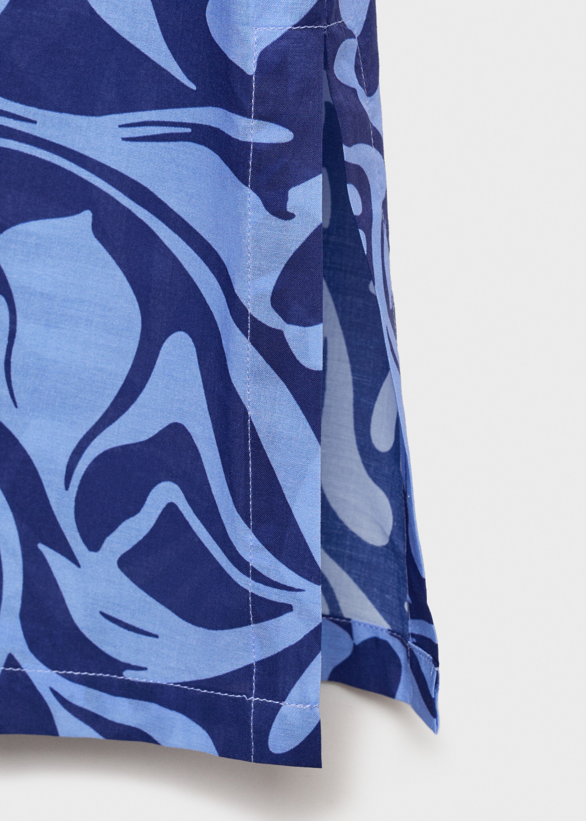 Túnica cotó estampat bicolor - Detall de l'article 0