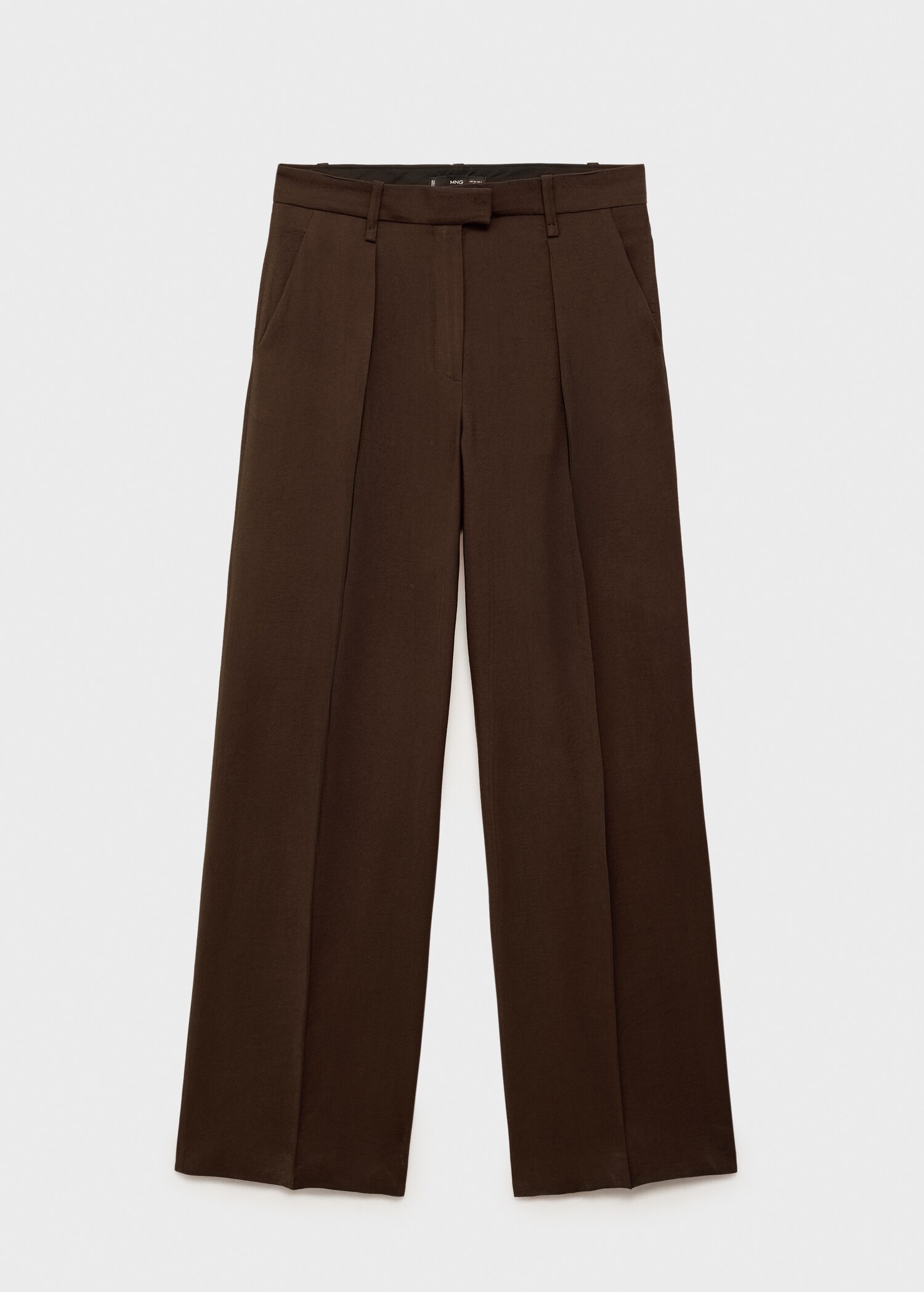 Wide-leg pleated trousers - Article without model