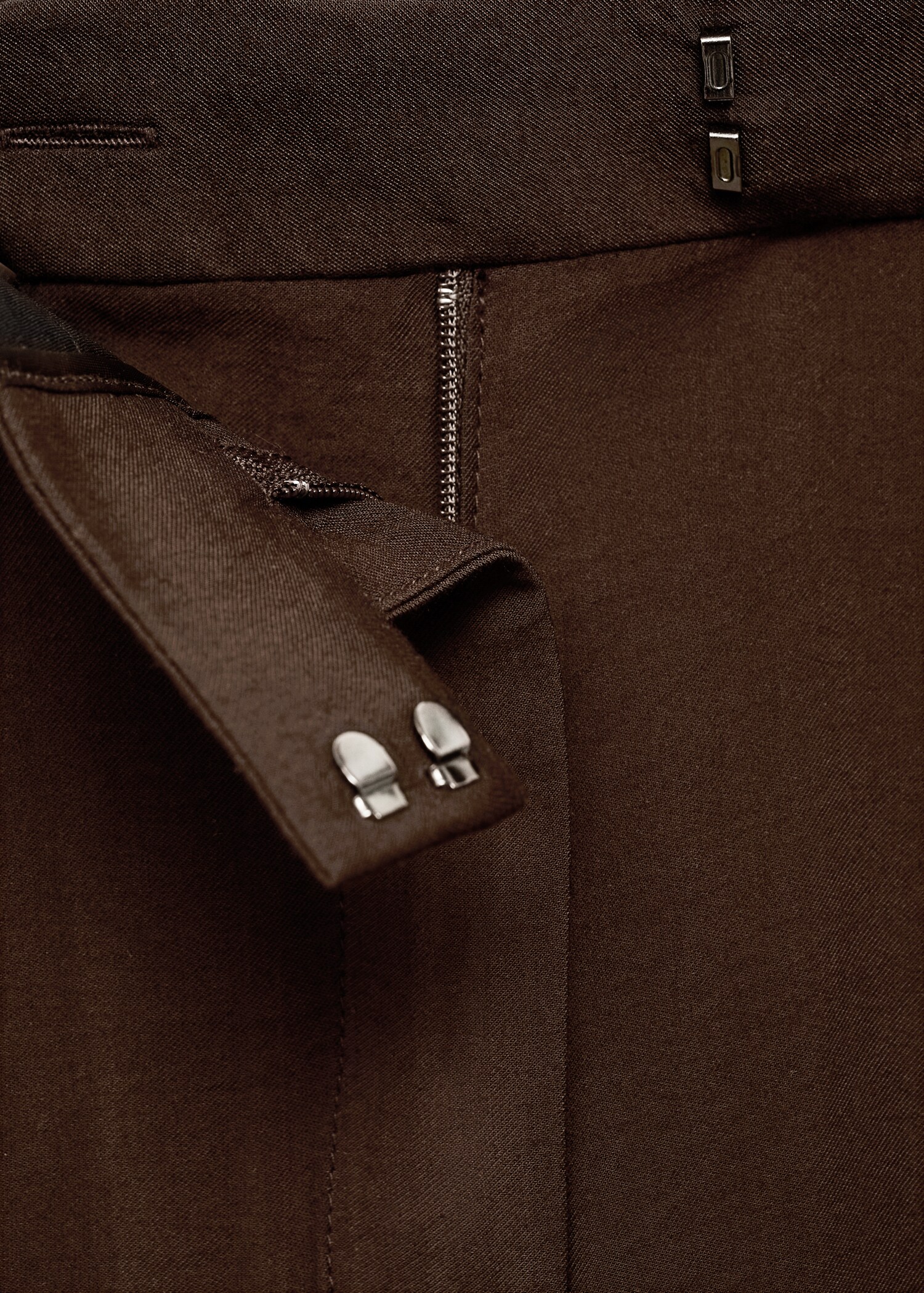 Wide-leg pleated trousers - Details of the article 0